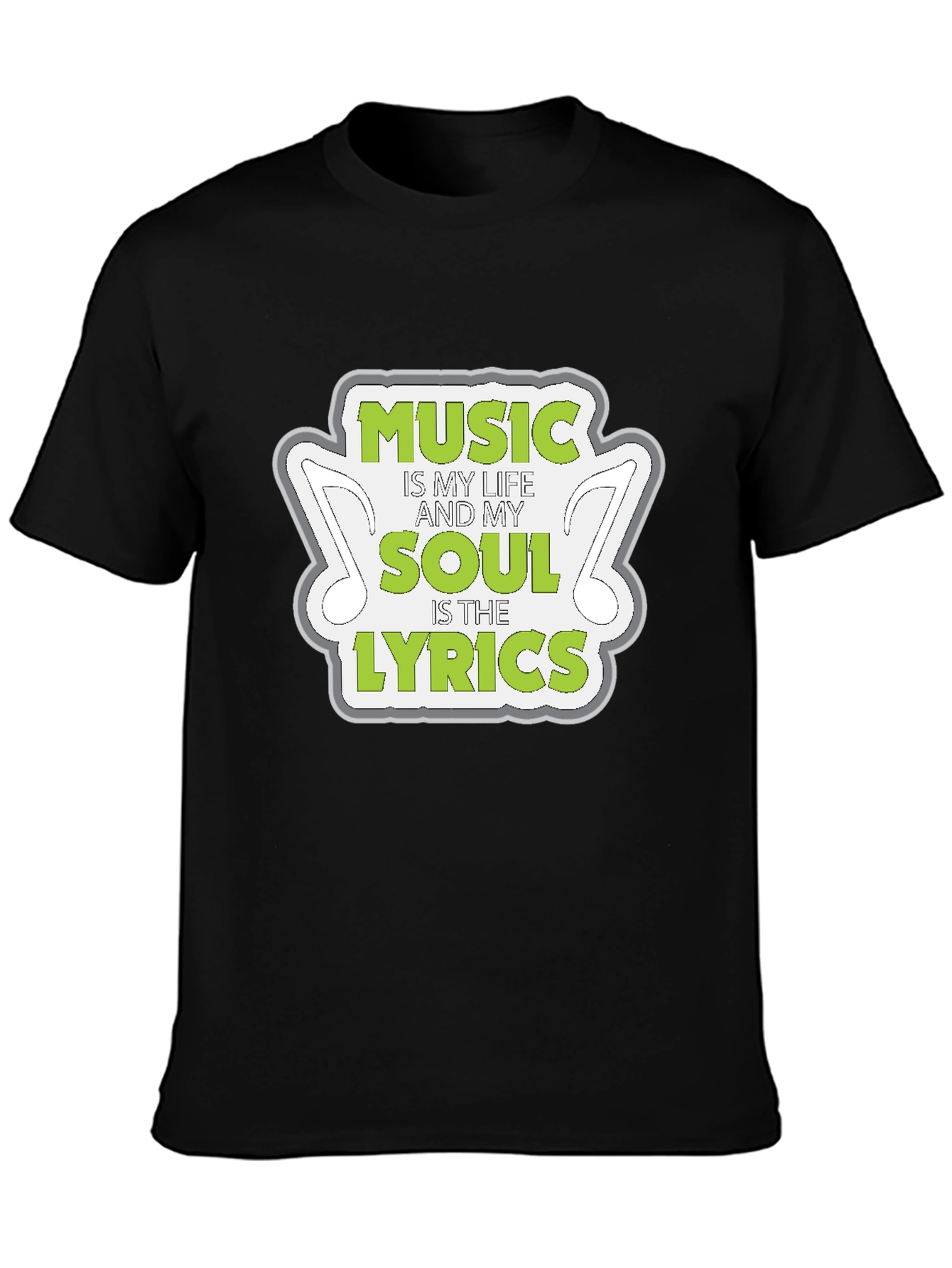Music is My Life T-Shirt - Soft Cotton Tee