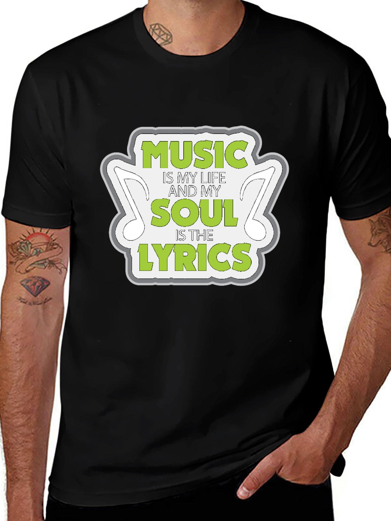 Music is My Life T-Shirt - Soft Cotton Tee