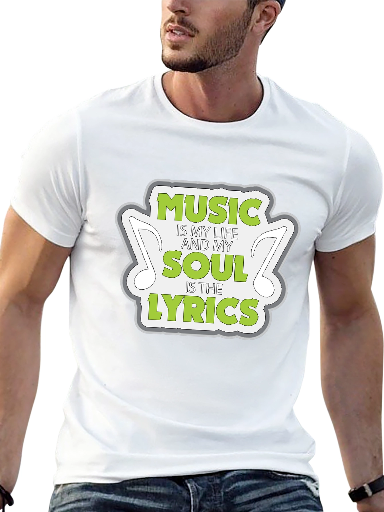 Music is My Life T-Shirt - Soft Cotton Tee