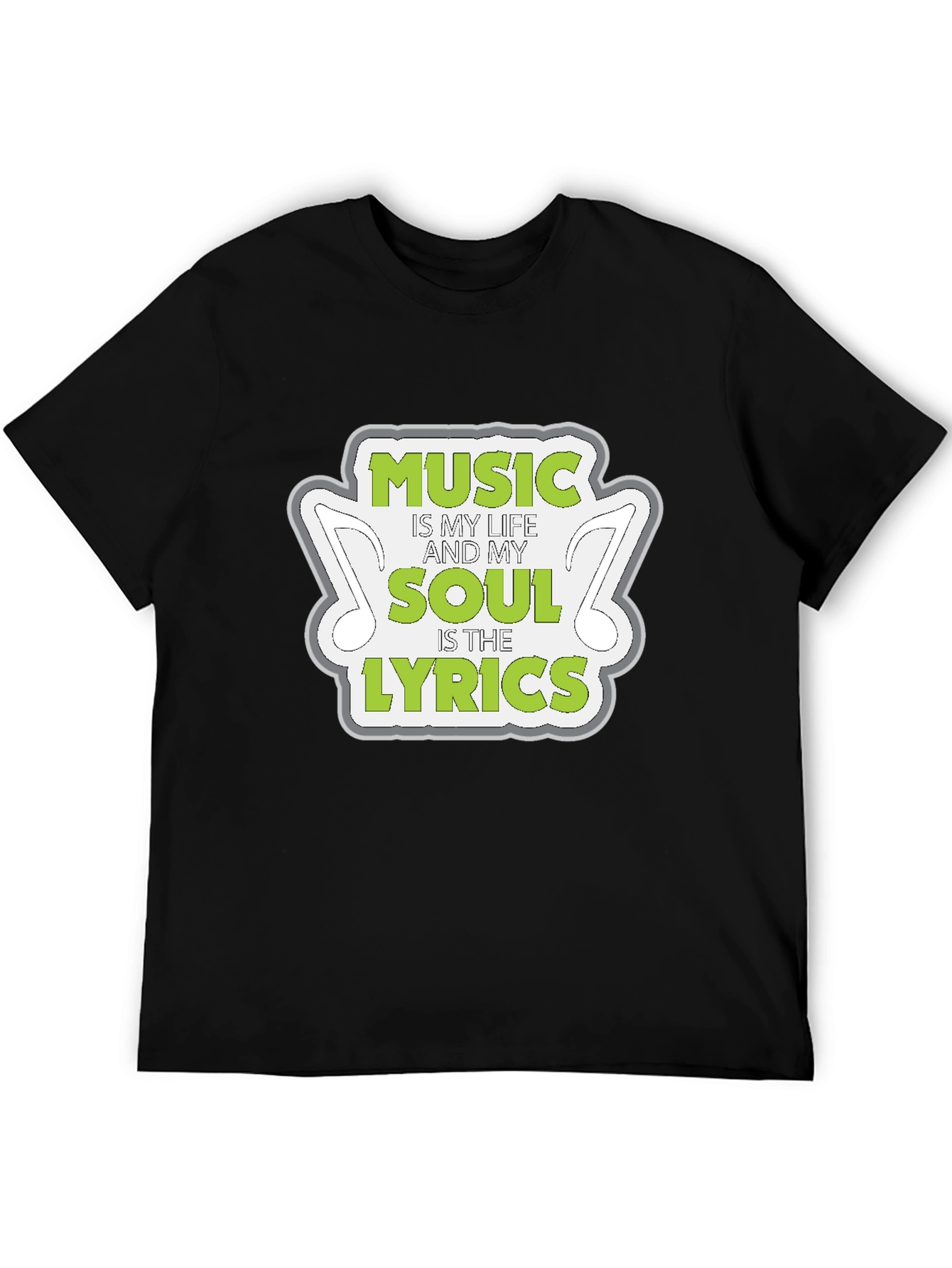 Music is My Life T-Shirt - Soft Cotton Tee