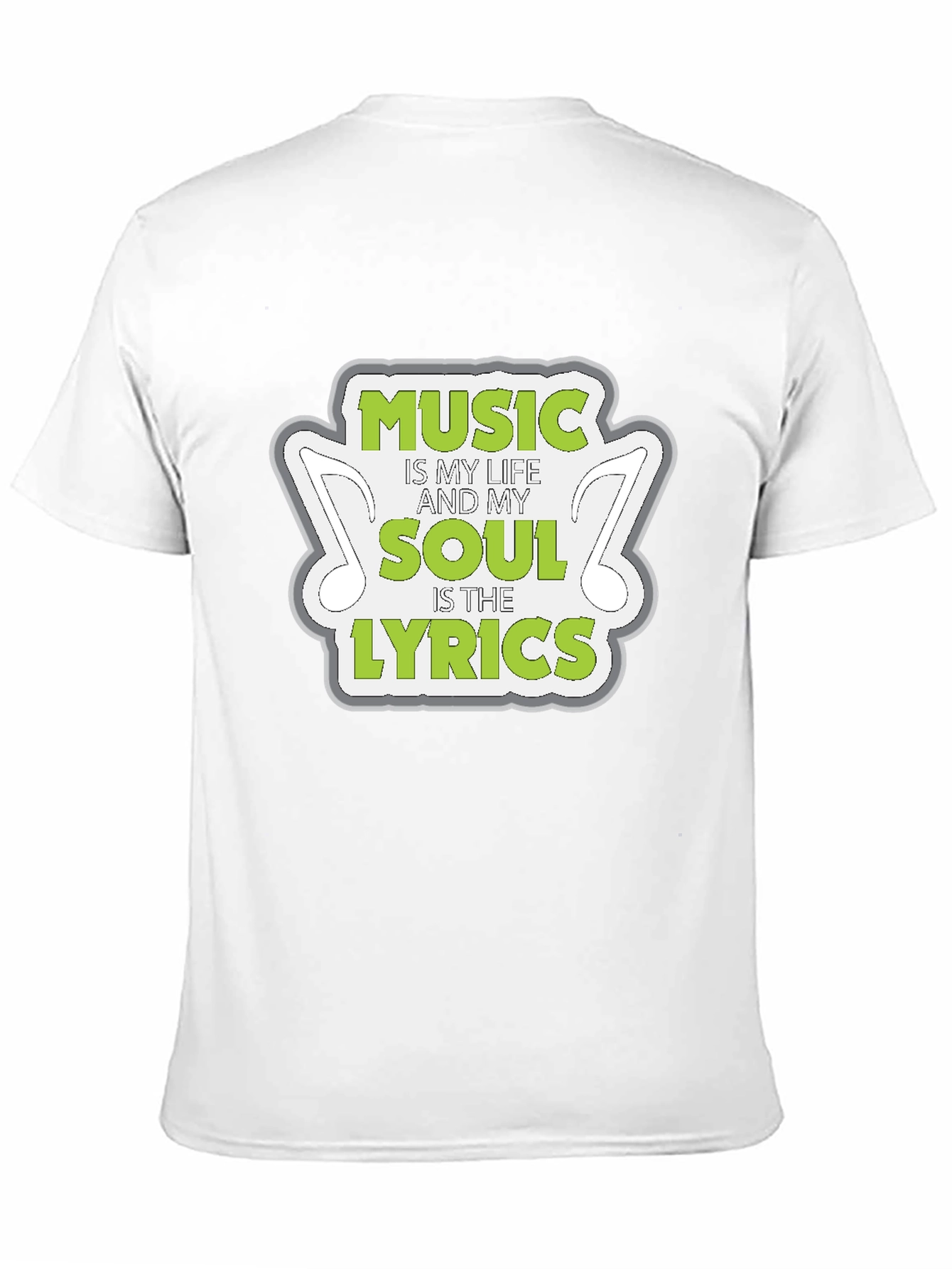 Music is My Life T-Shirt - Soft Cotton Tee