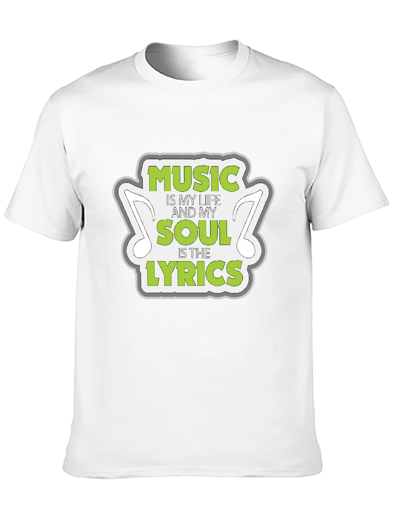 Music is My Life T-Shirt - Soft Cotton Tee
