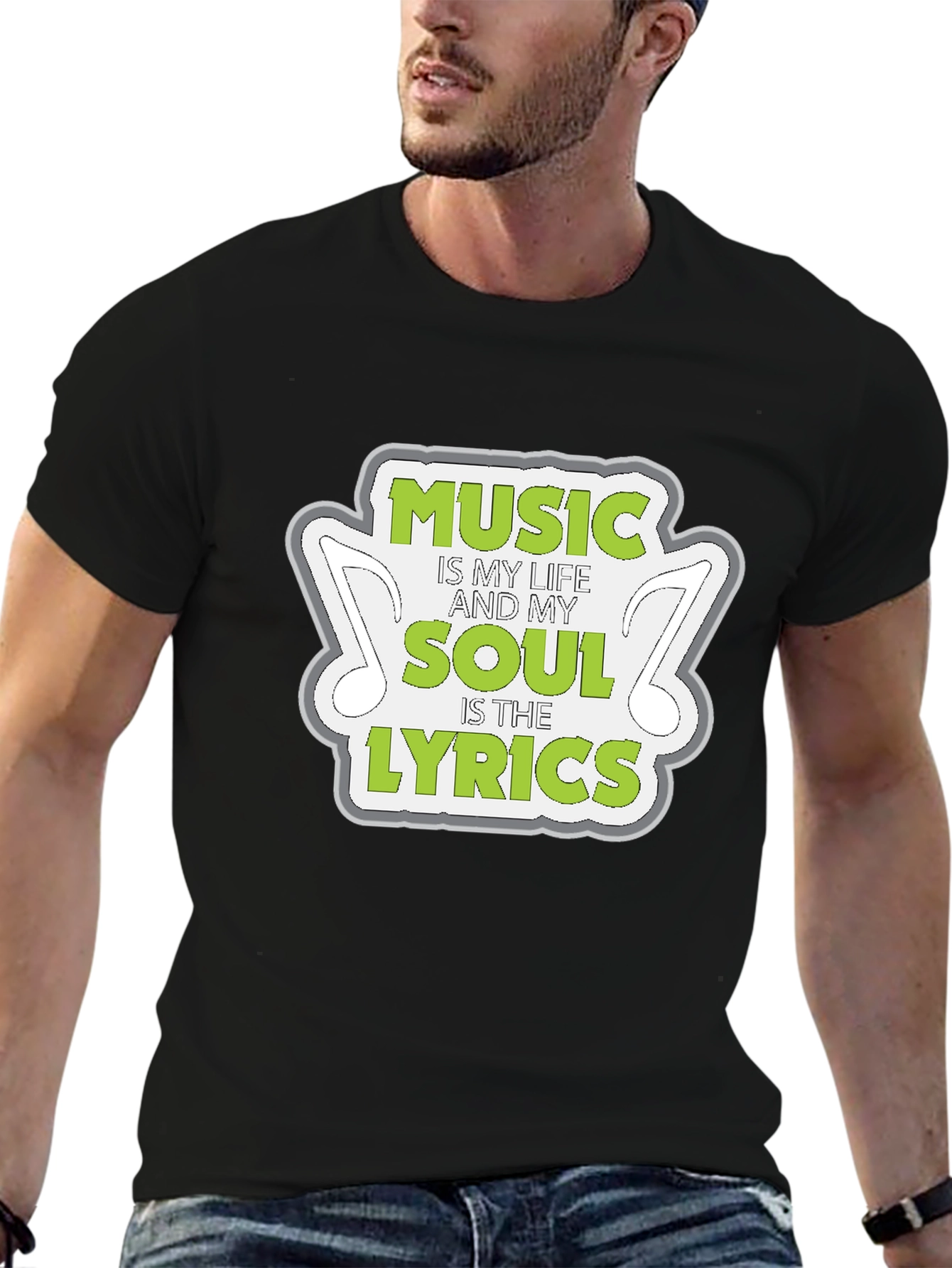 Music is My Life T-Shirt - Soft Cotton Tee
