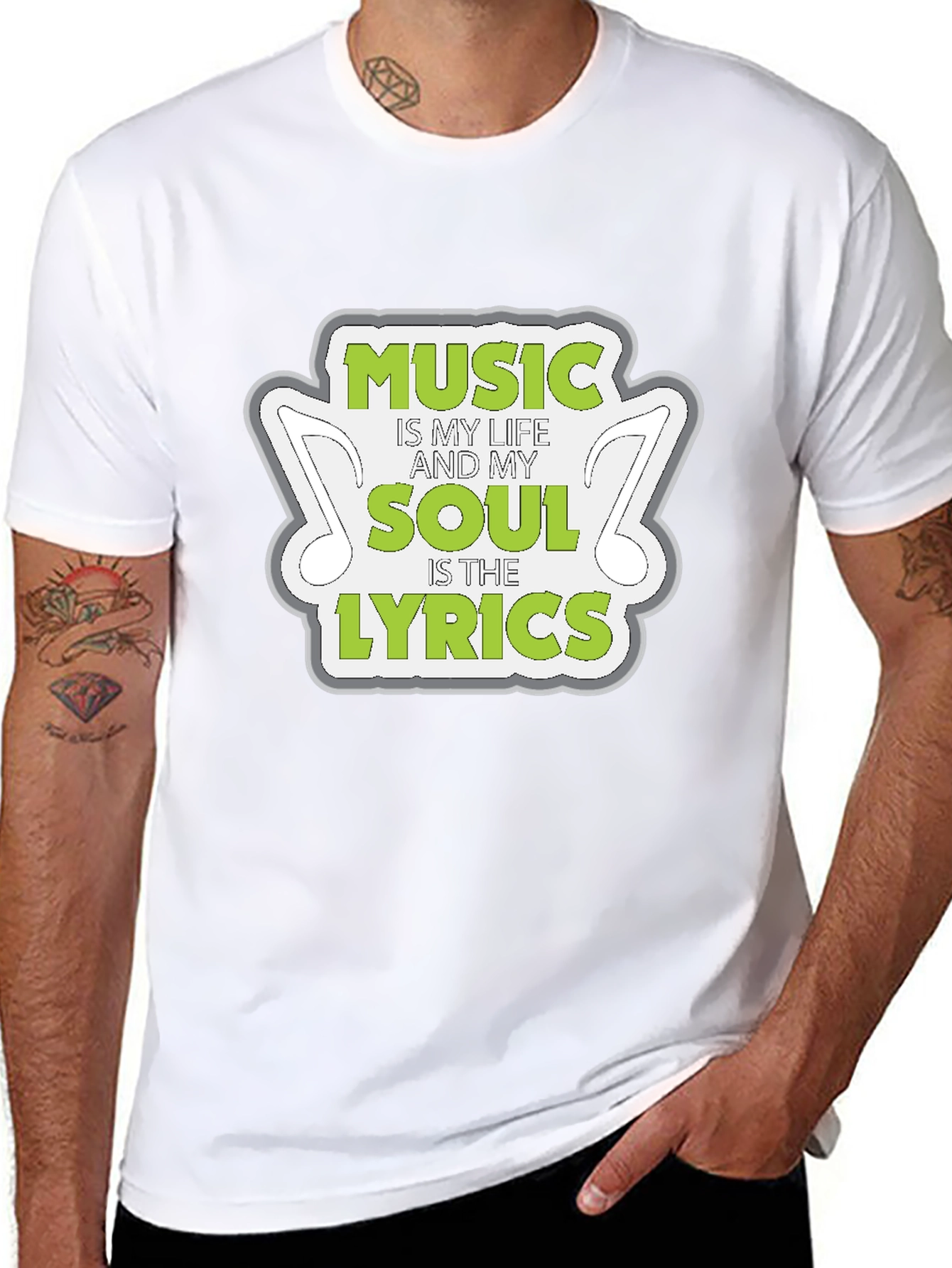 Music is My Life T-Shirt - Soft Cotton Tee