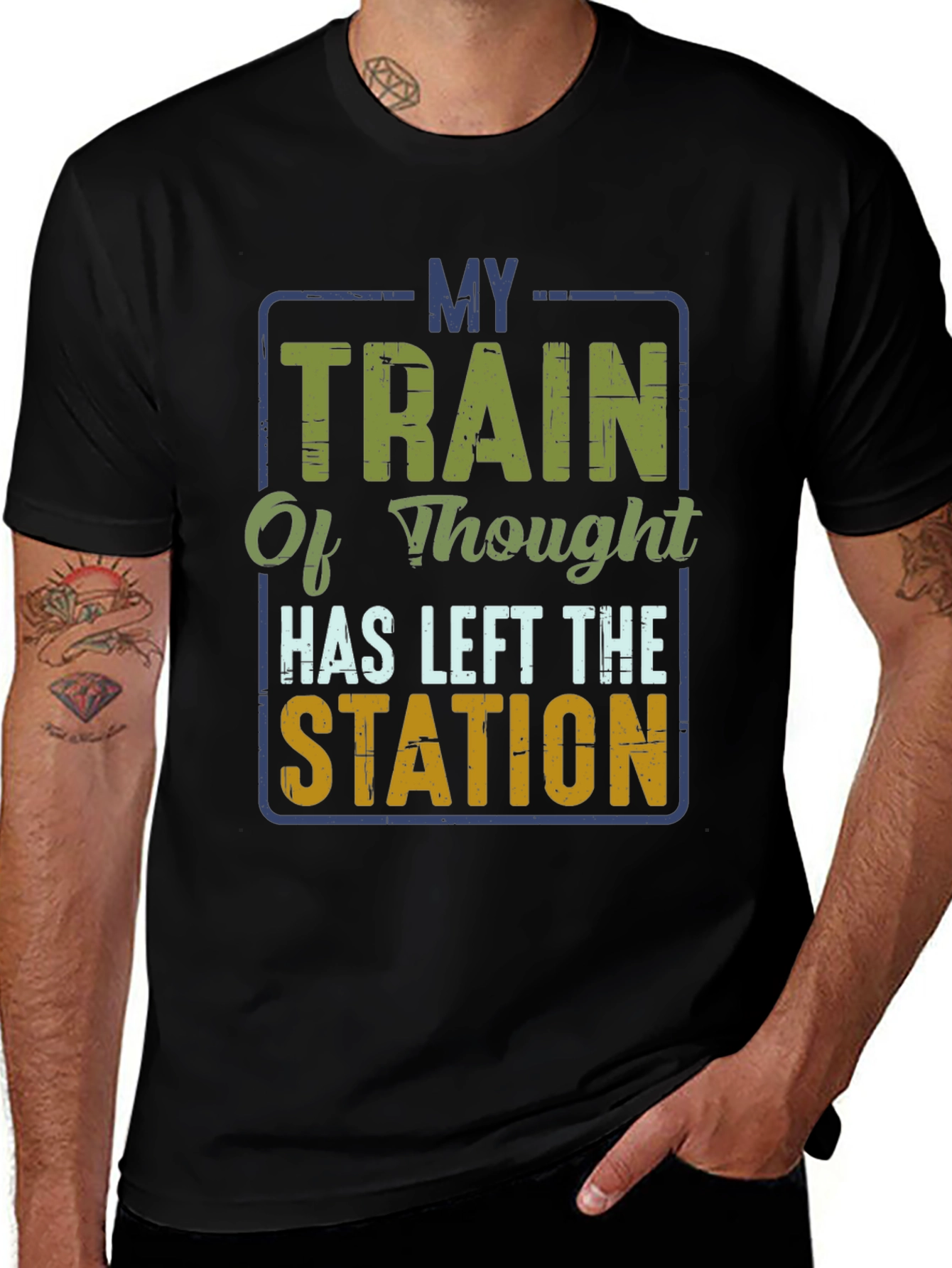 My Train of Thought T-Shirt - Funny Graphic Tee