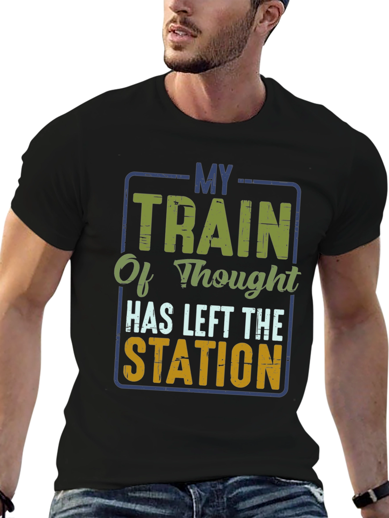 My Train of Thought T-Shirt - Funny Graphic Tee