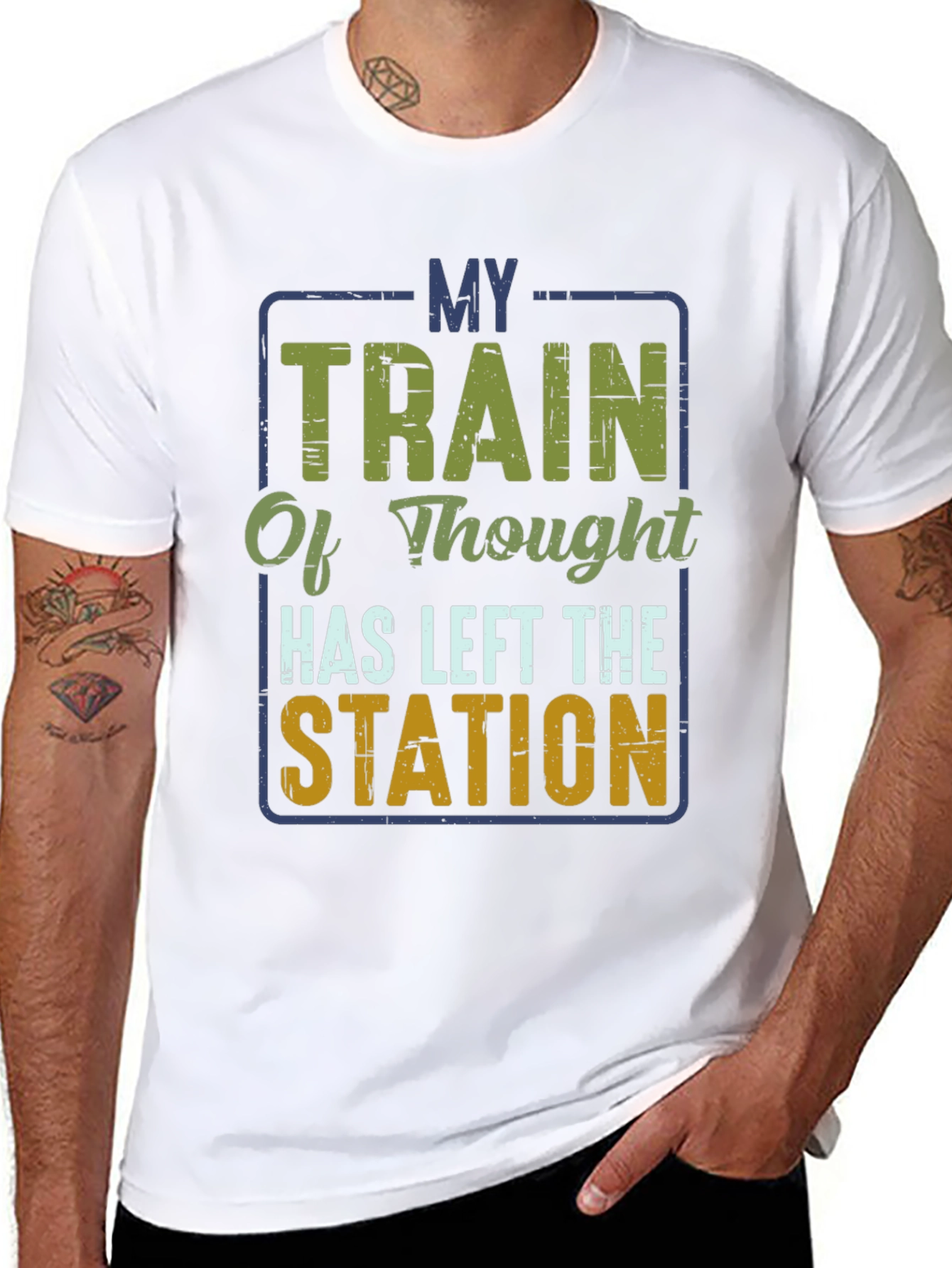 My Train of Thought T-Shirt - Funny Graphic Tee