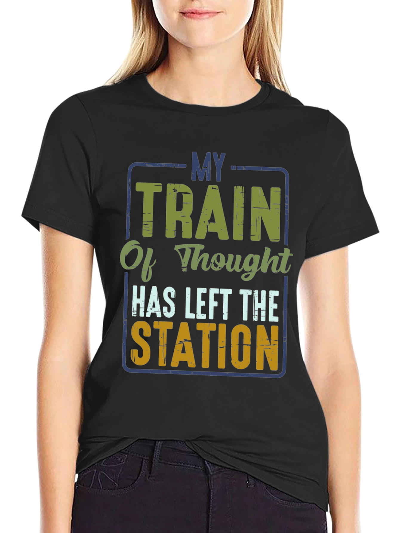 My Train of Thought T-Shirt - Funny Graphic Tee
