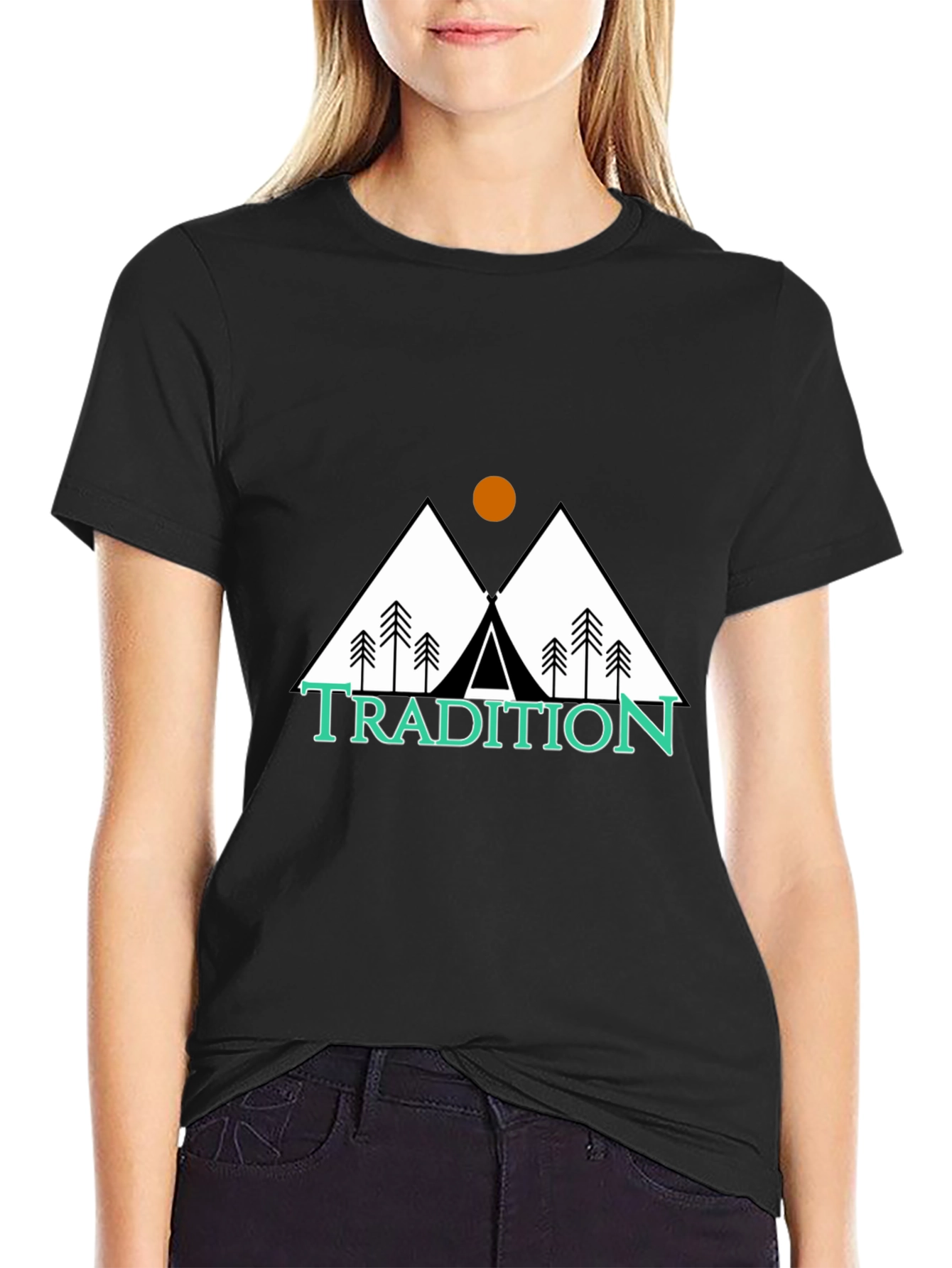 Tradition Graphic Tee - Mountain Tent Design