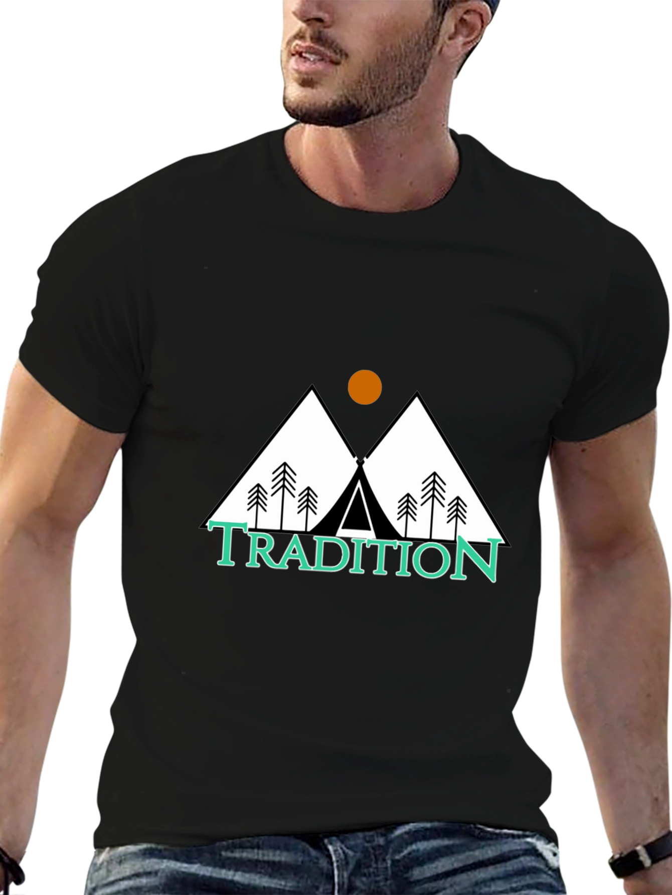 Tradition Graphic Tee - Mountain Tent Design