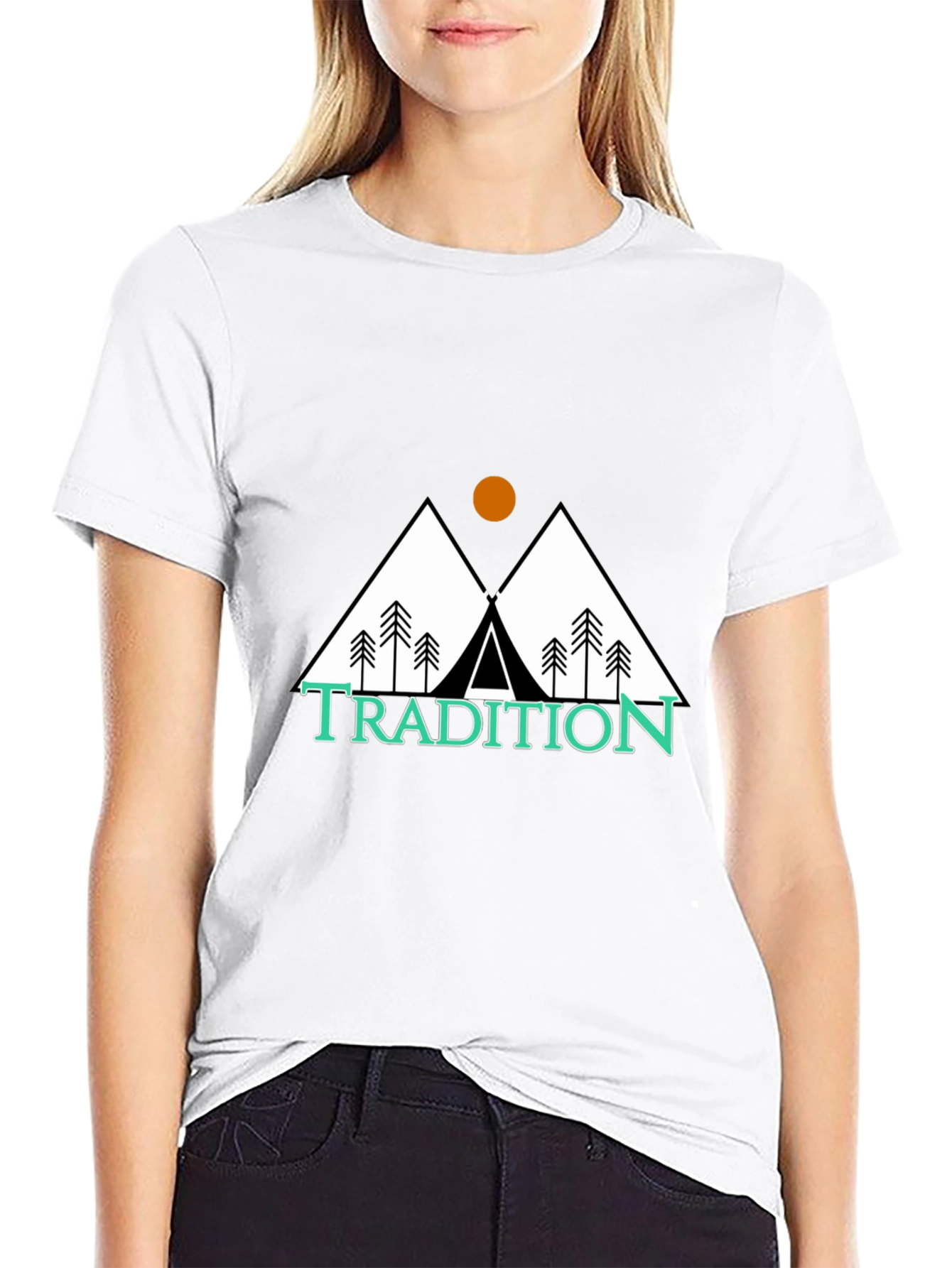 Tradition Graphic Tee - Mountain Tent Design