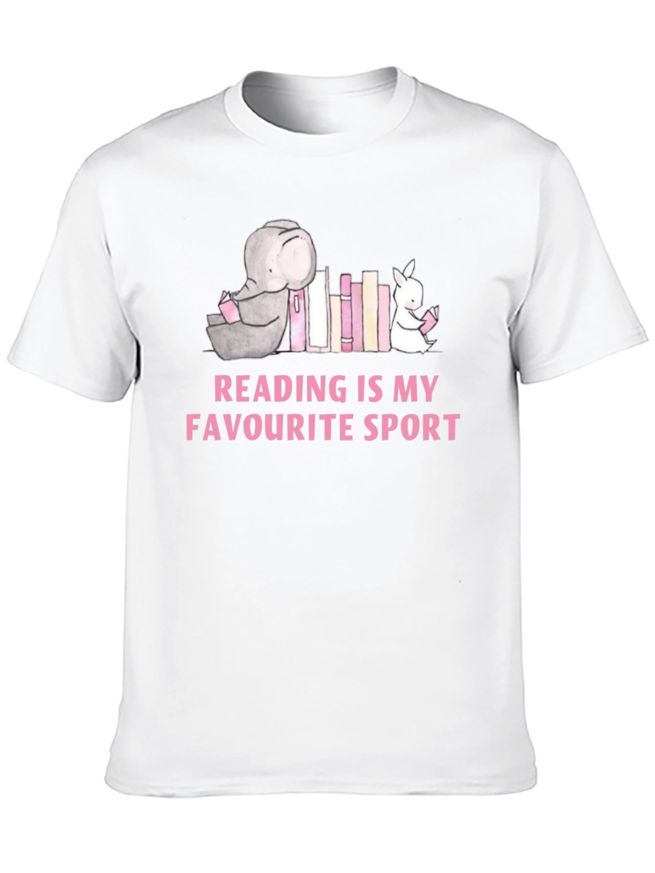 Reading is My Favorite Sport Graphic T-Shirt
