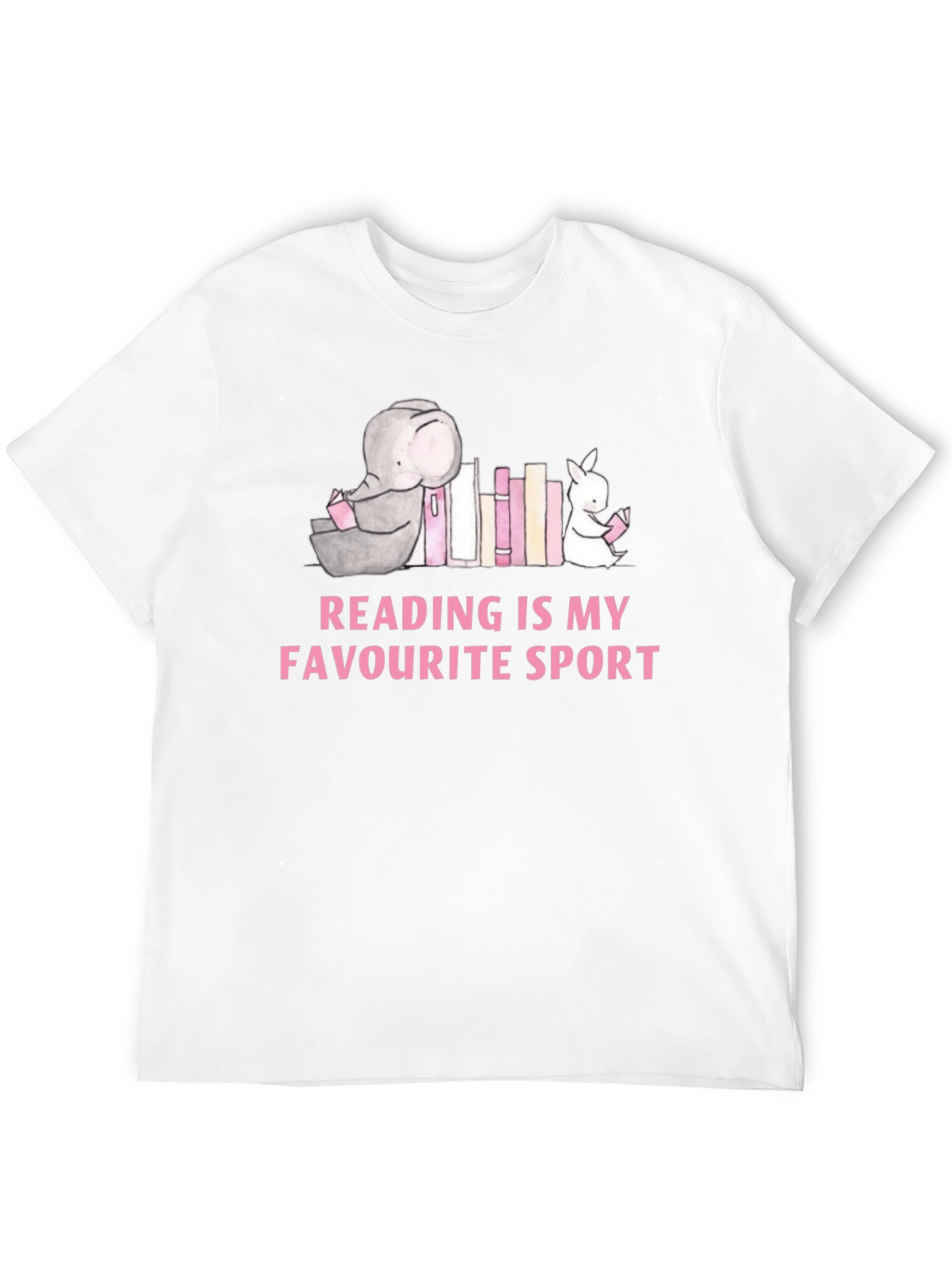 Reading is My Favorite Sport Graphic T-Shirt