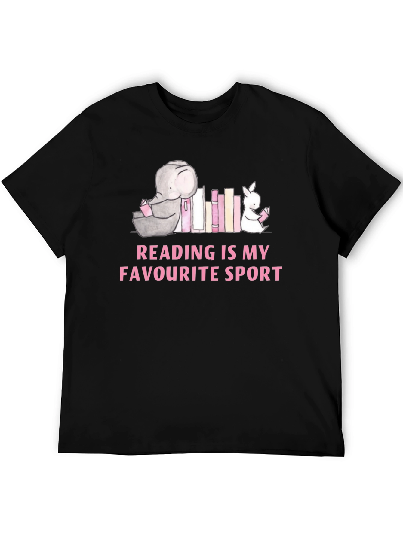 Reading is My Favorite Sport Graphic T-Shirt