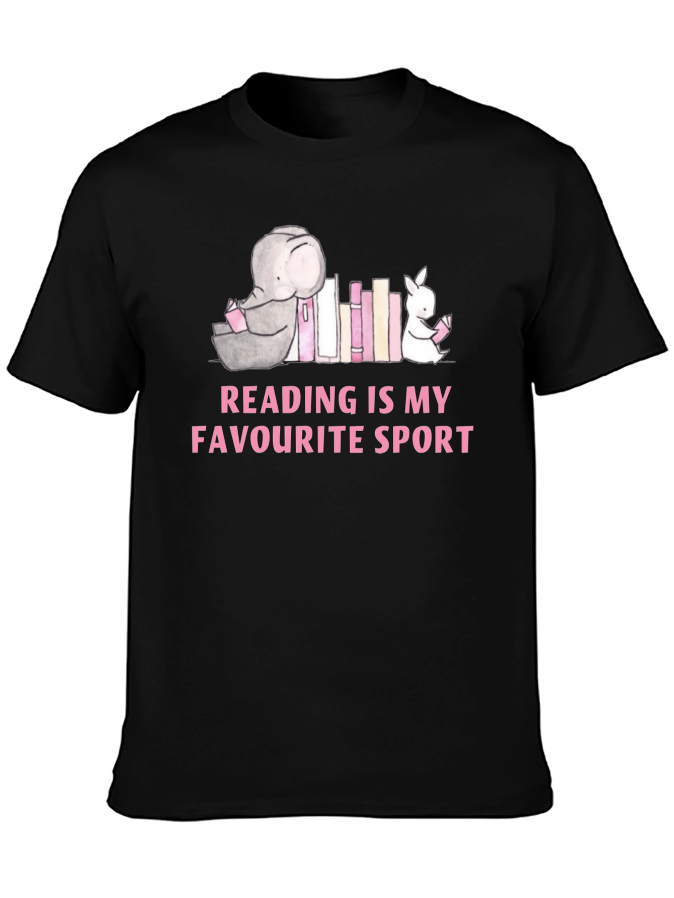 Reading is My Favorite Sport Graphic T-Shirt