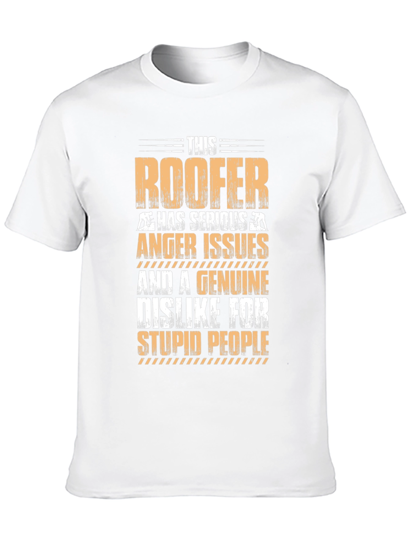 Roofer Anger Issues Graphic T-Shirt