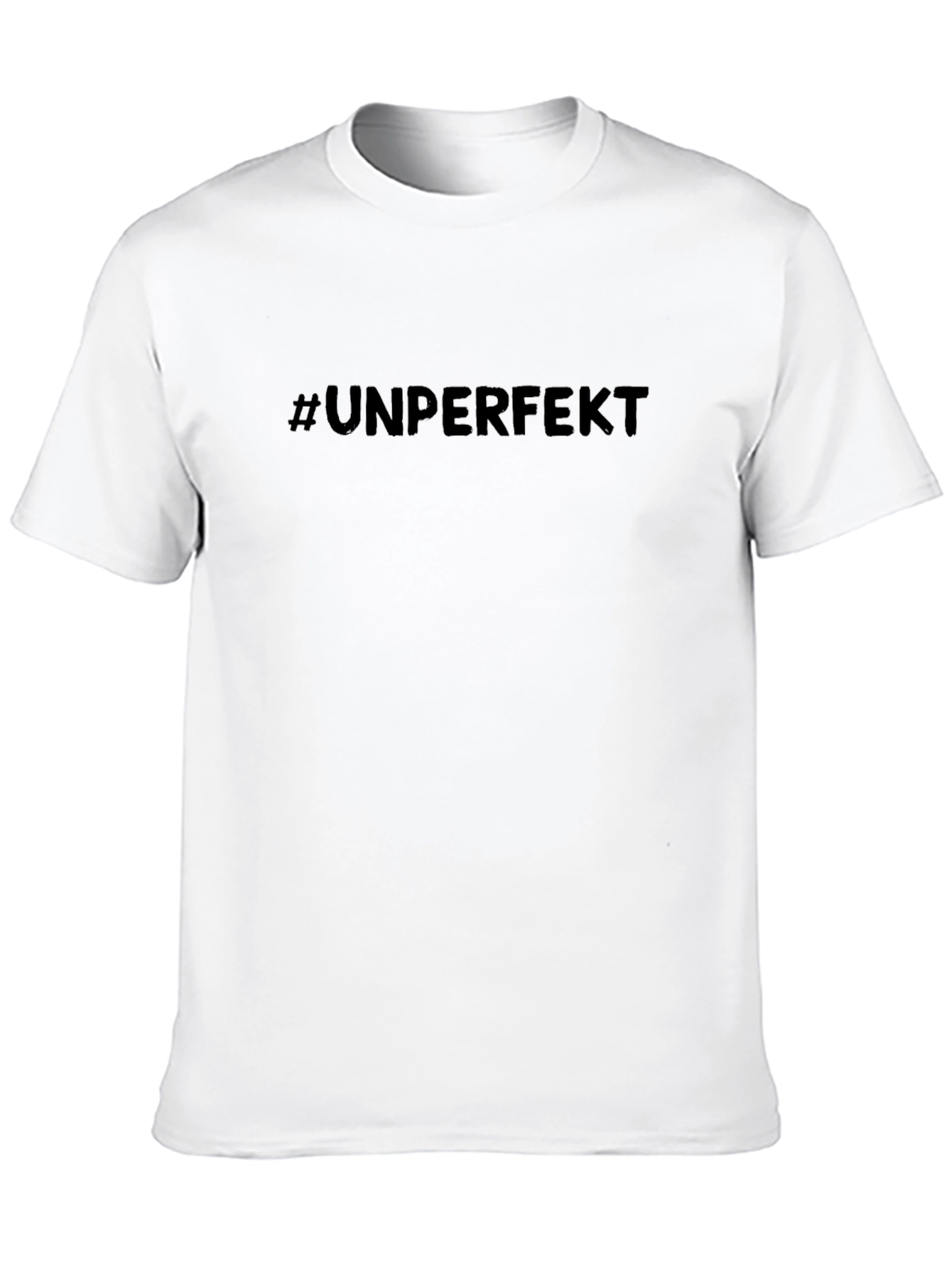#Unperfekt Black Tee - Unisex Adult T-Shirt