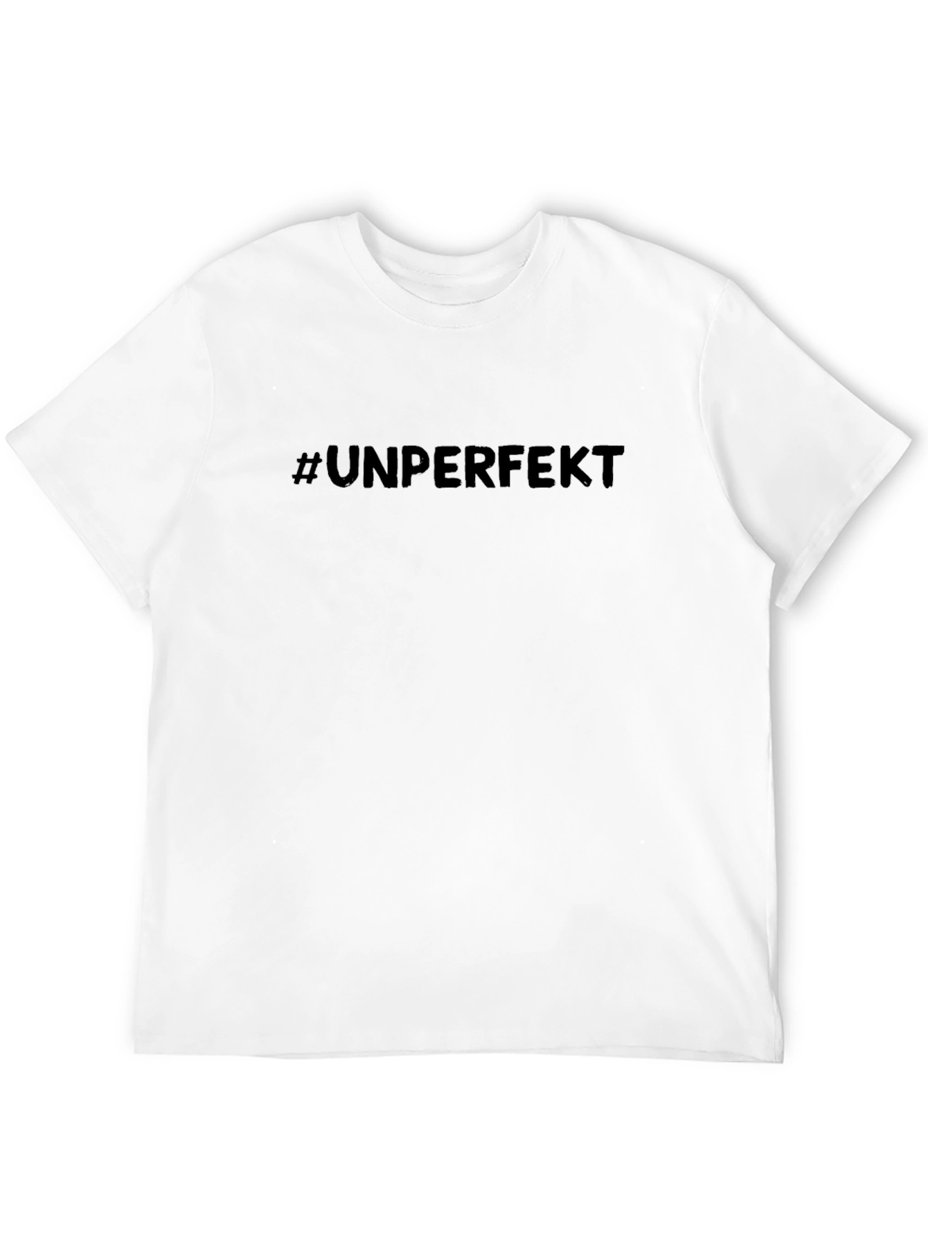 #Unperfekt Black Tee - Unisex Adult T-Shirt