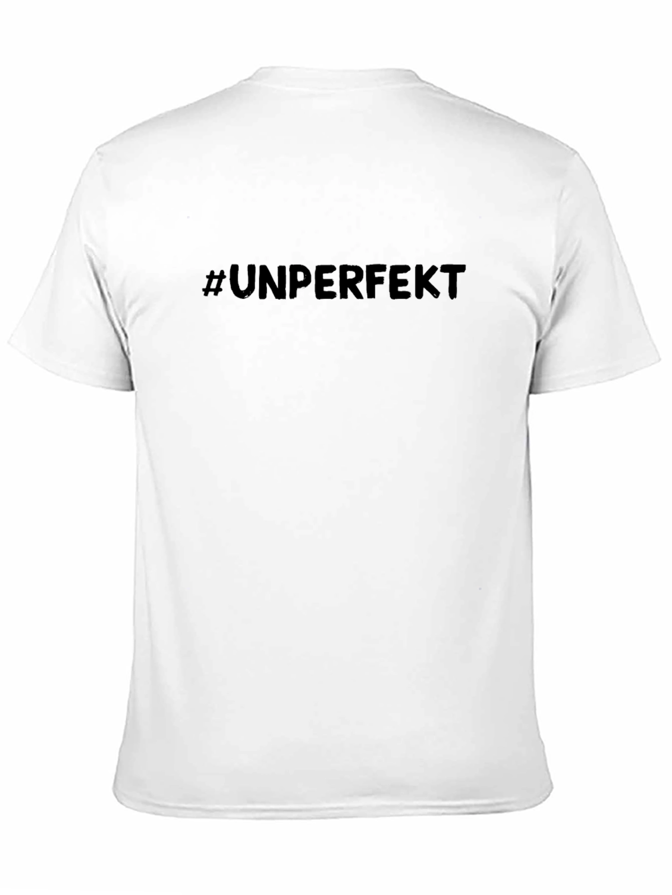 #Unperfekt Black Tee - Unisex Adult T-Shirt