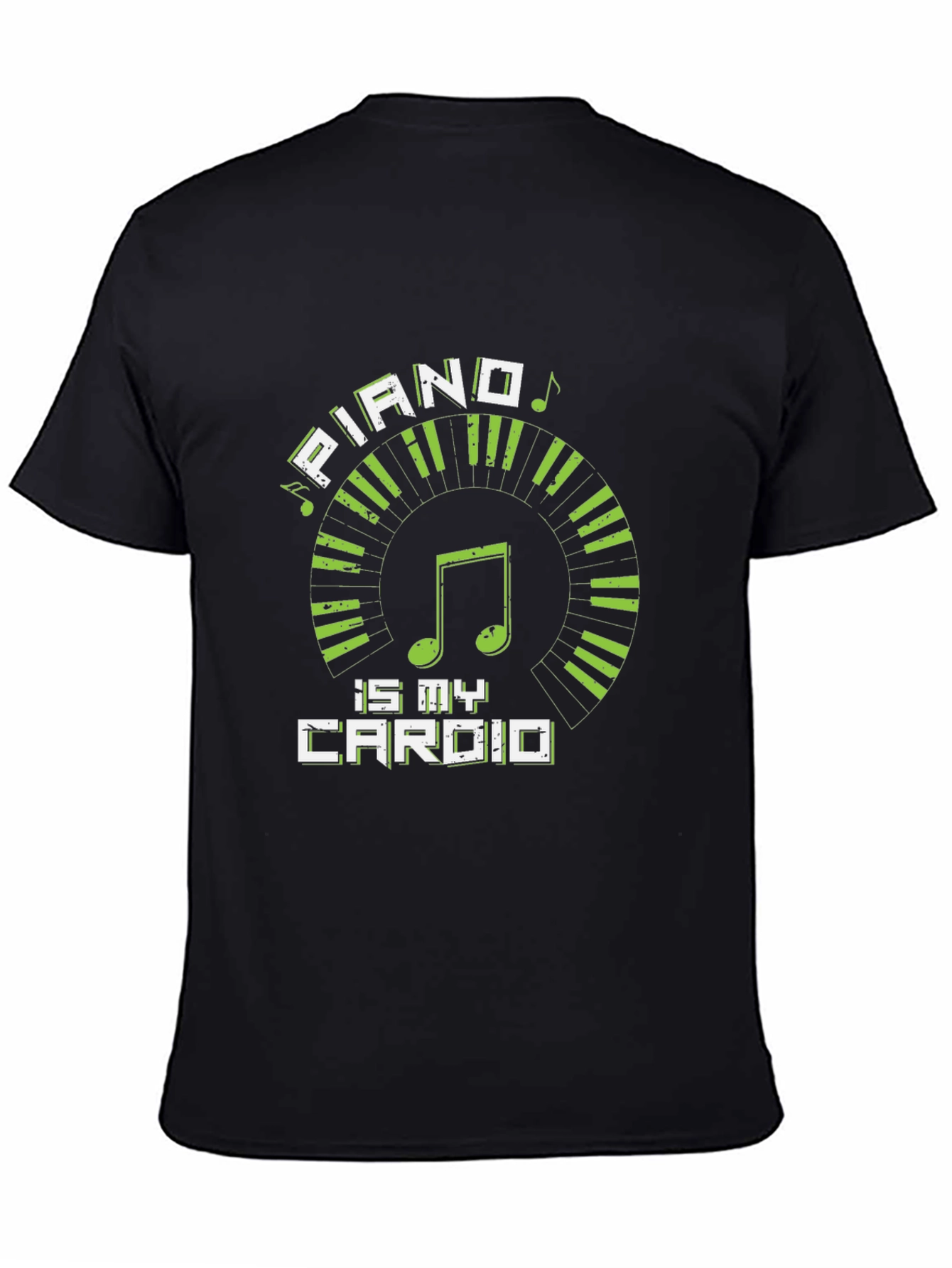 Piano is My Cardio Graphic Tee