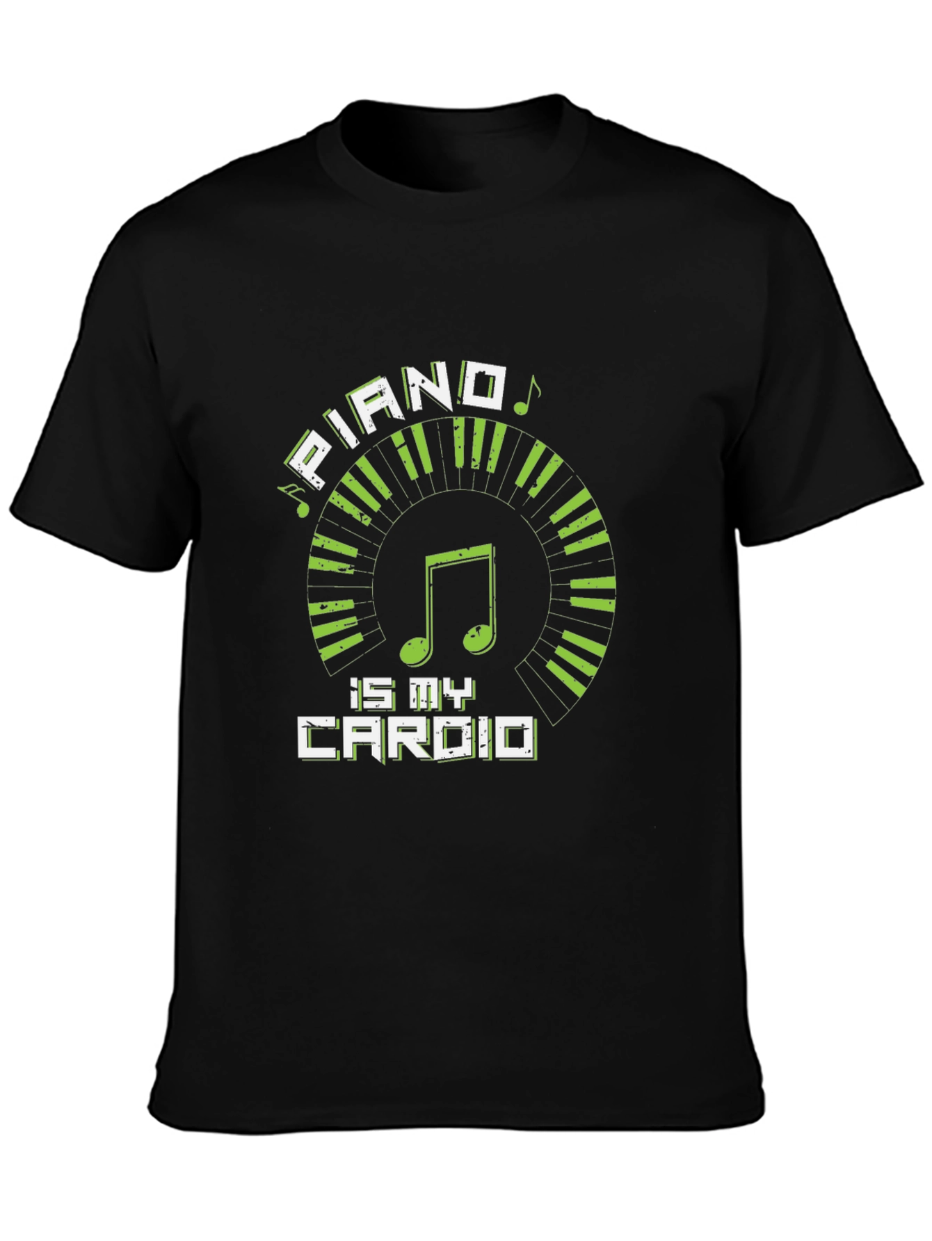 Piano is My Cardio Graphic Tee
