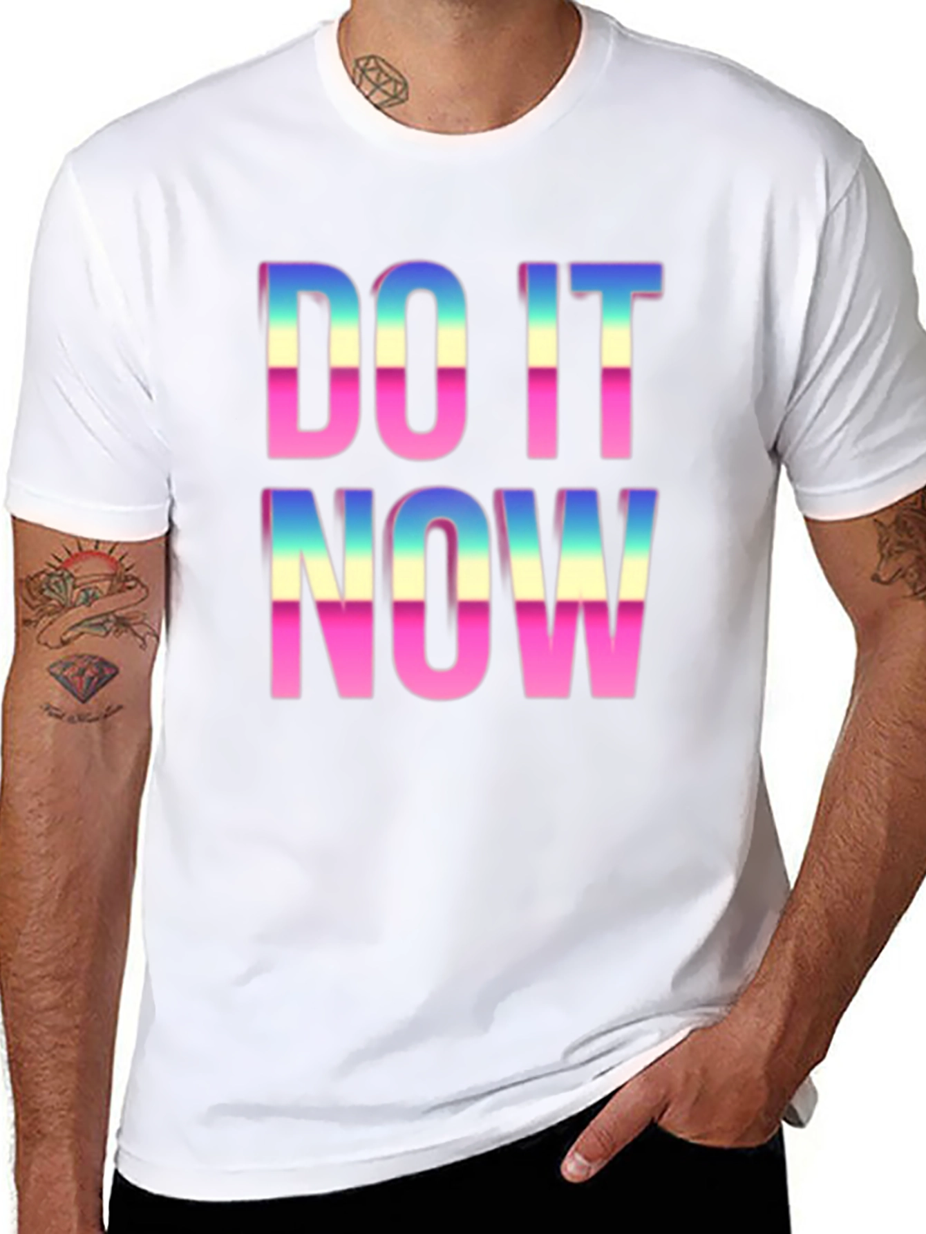 Do It Now Graphic T-Shirt - Motivational Tee
