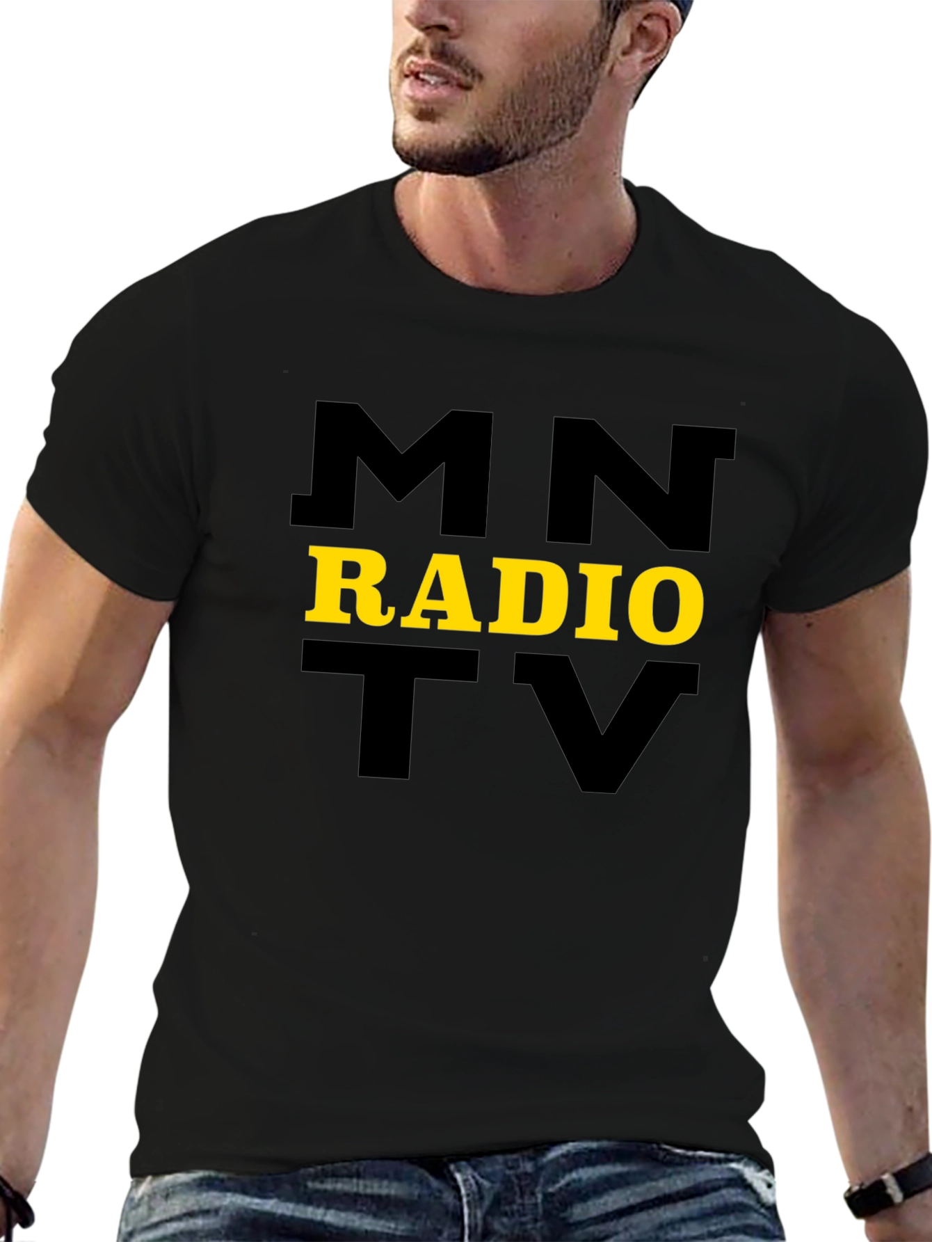 MNT Radio TV Graphic Tee - Black