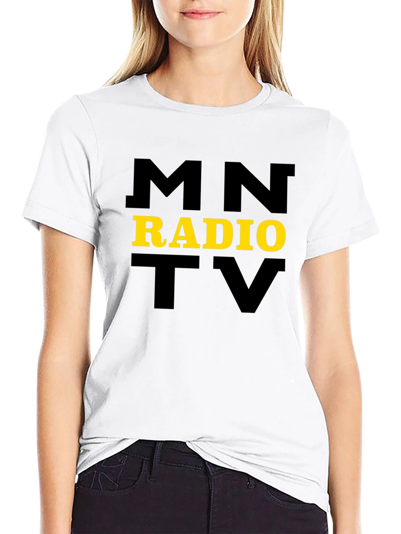 MNT Radio TV Graphic Tee - Black