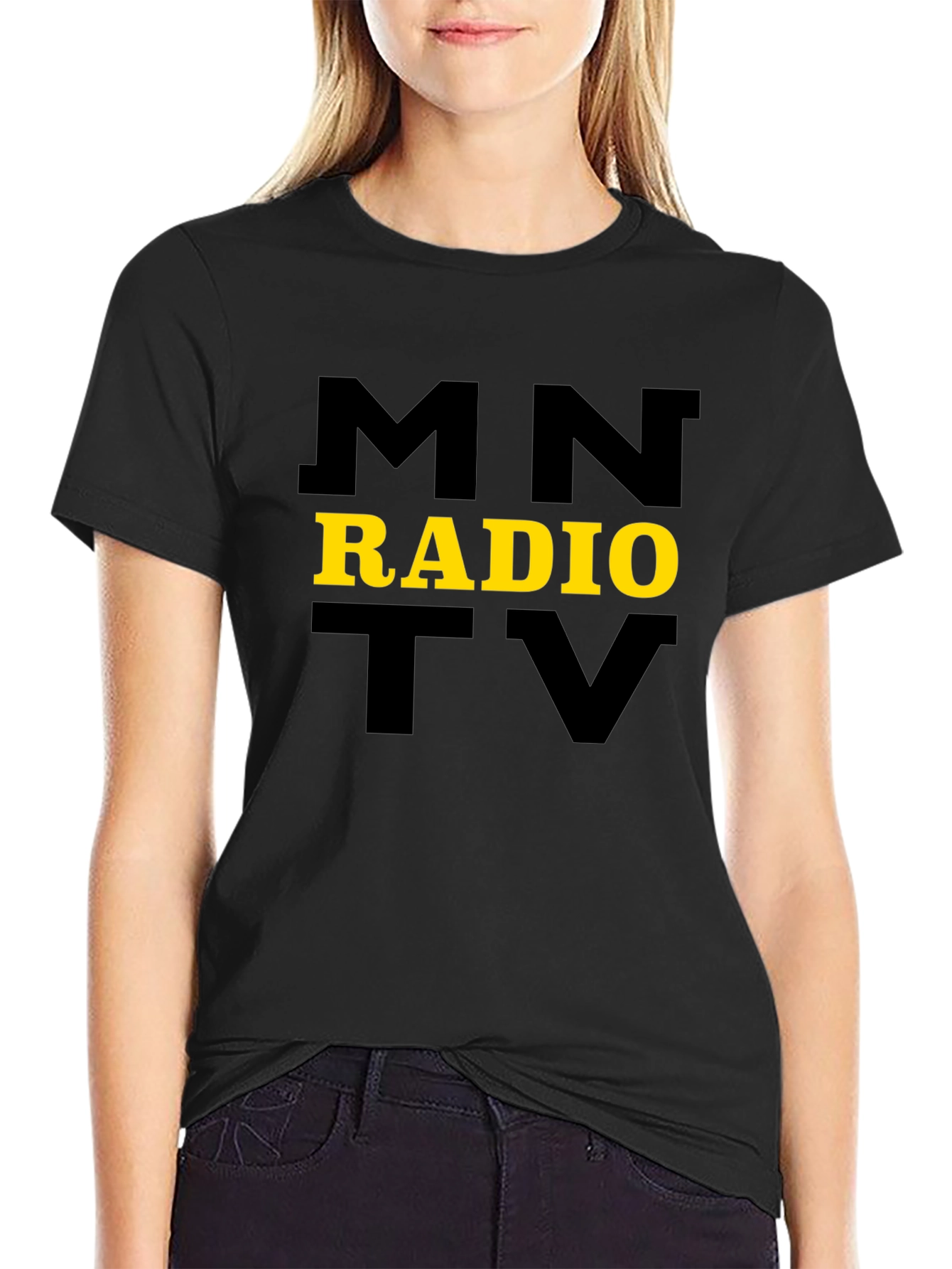 MNT Radio TV Graphic Tee - Black
