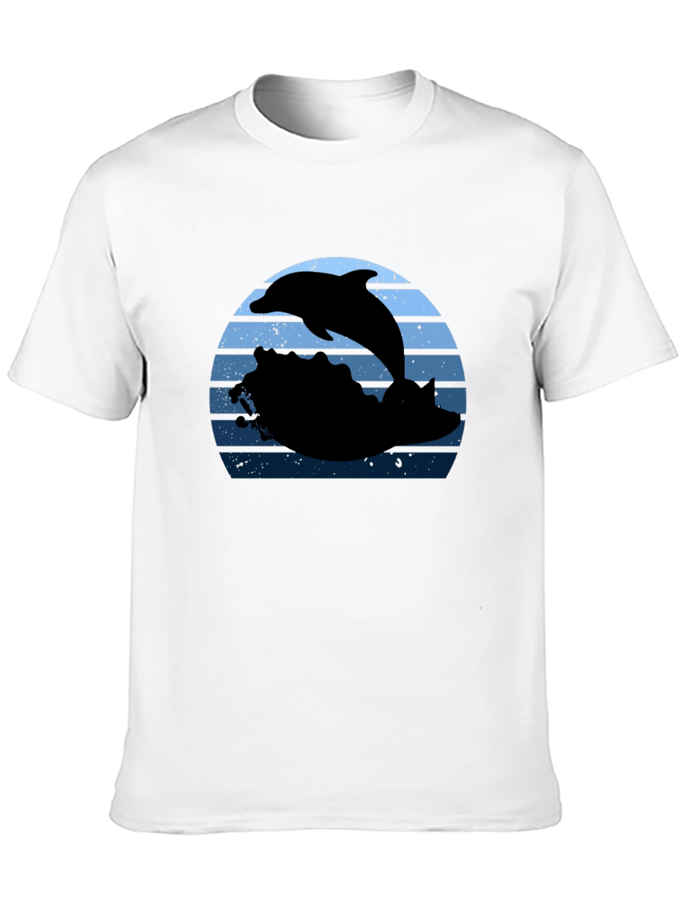 Dolphin Sunset Graphic T-Shirt