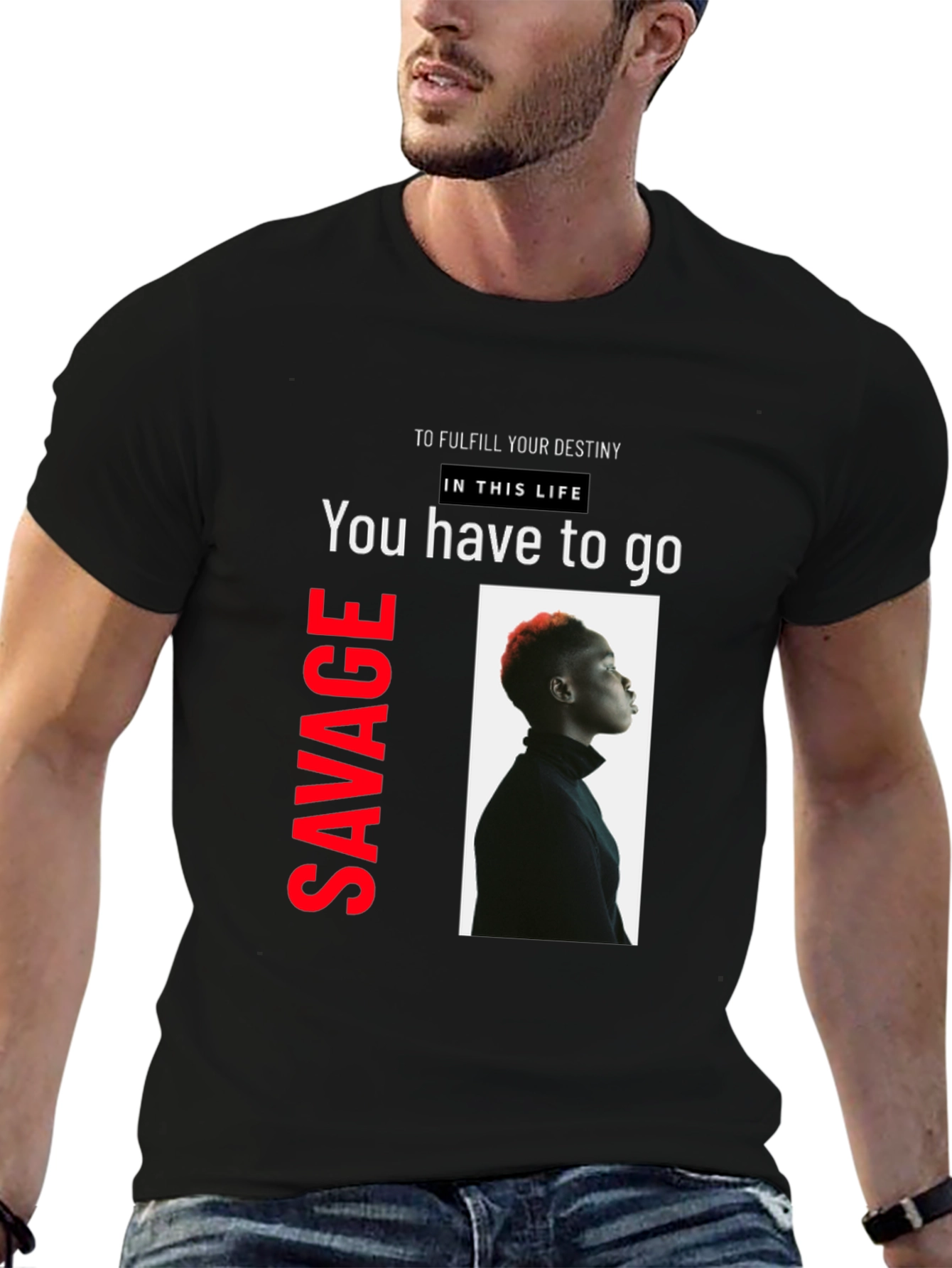 Savage Destiny Tee - Bold Graphic T-Shirt