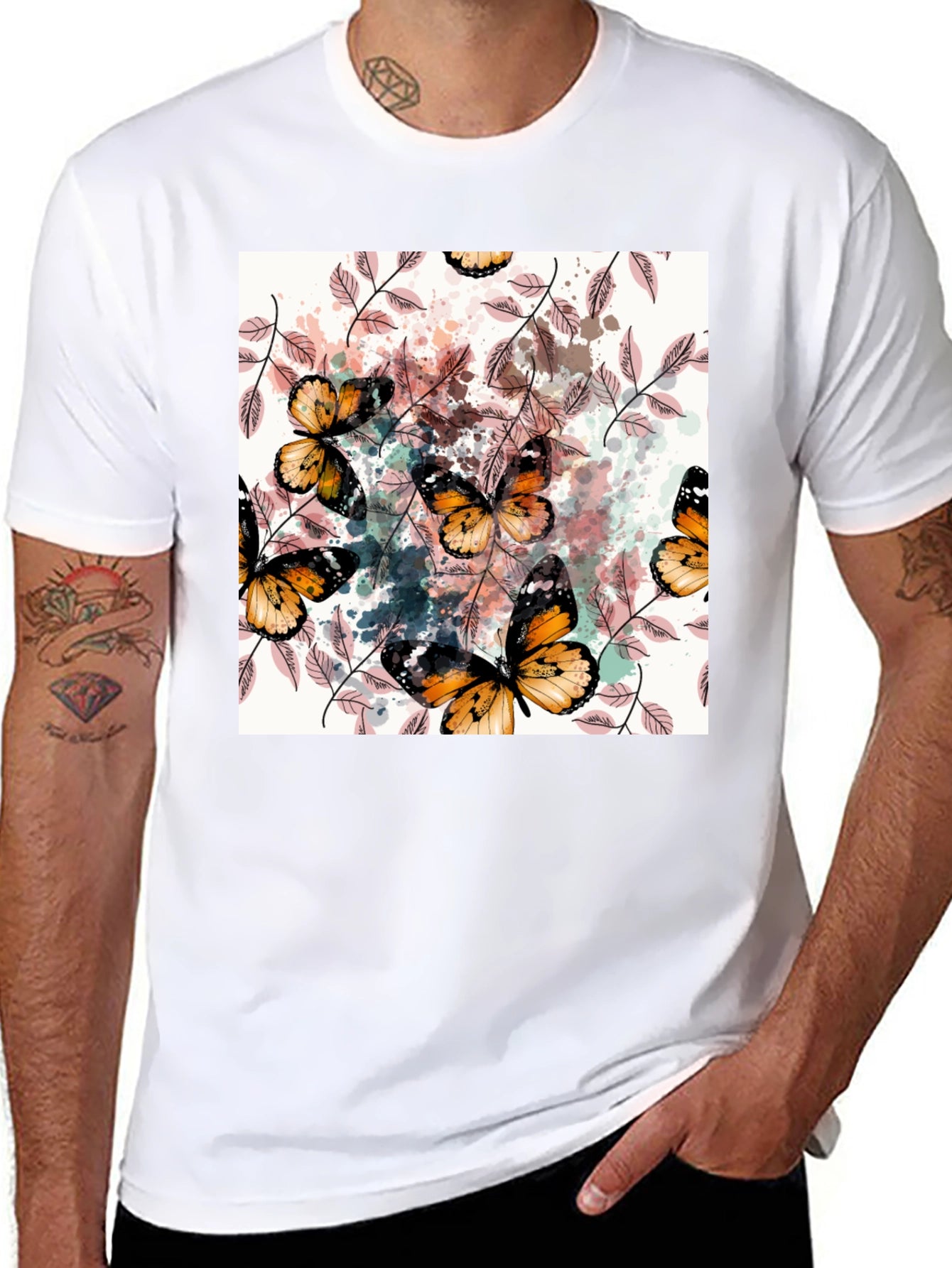 Butterfly Watercolor Graphic Tee