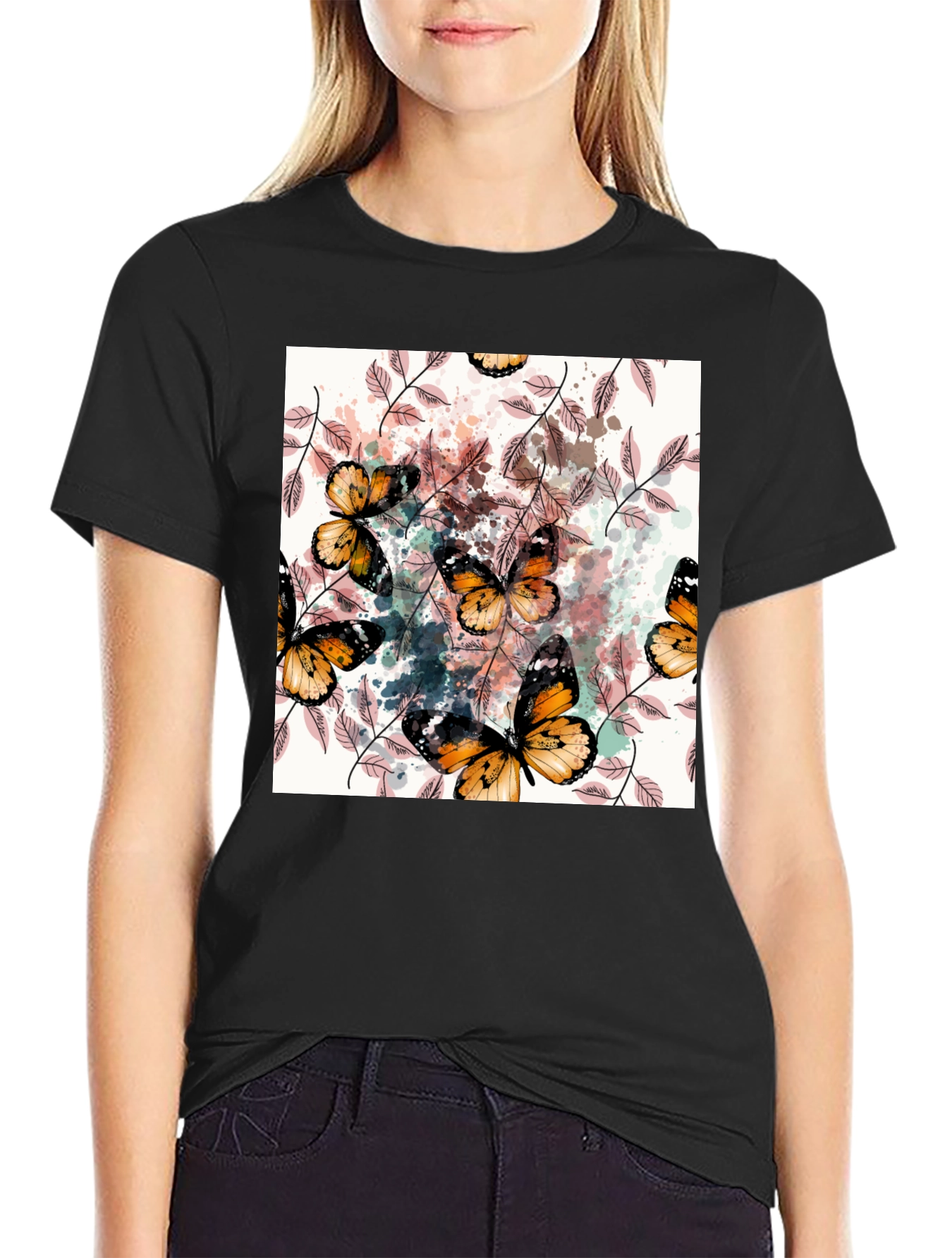 Butterfly Watercolor Graphic Tee