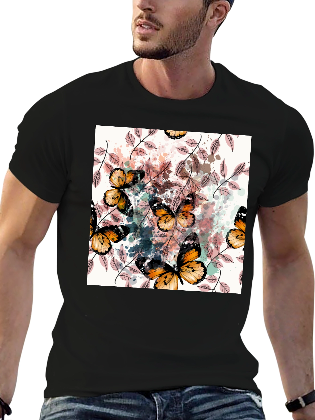 Butterfly Watercolor Graphic Tee