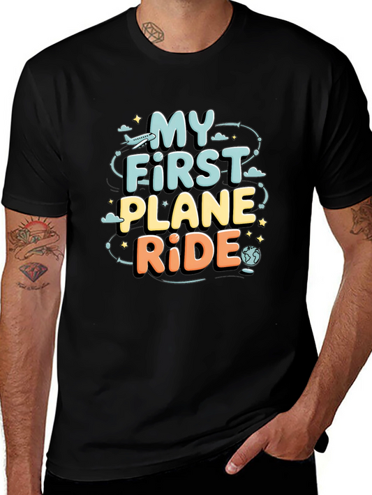 My First Plane Ride Graphic Tee - Travel T-Shirt