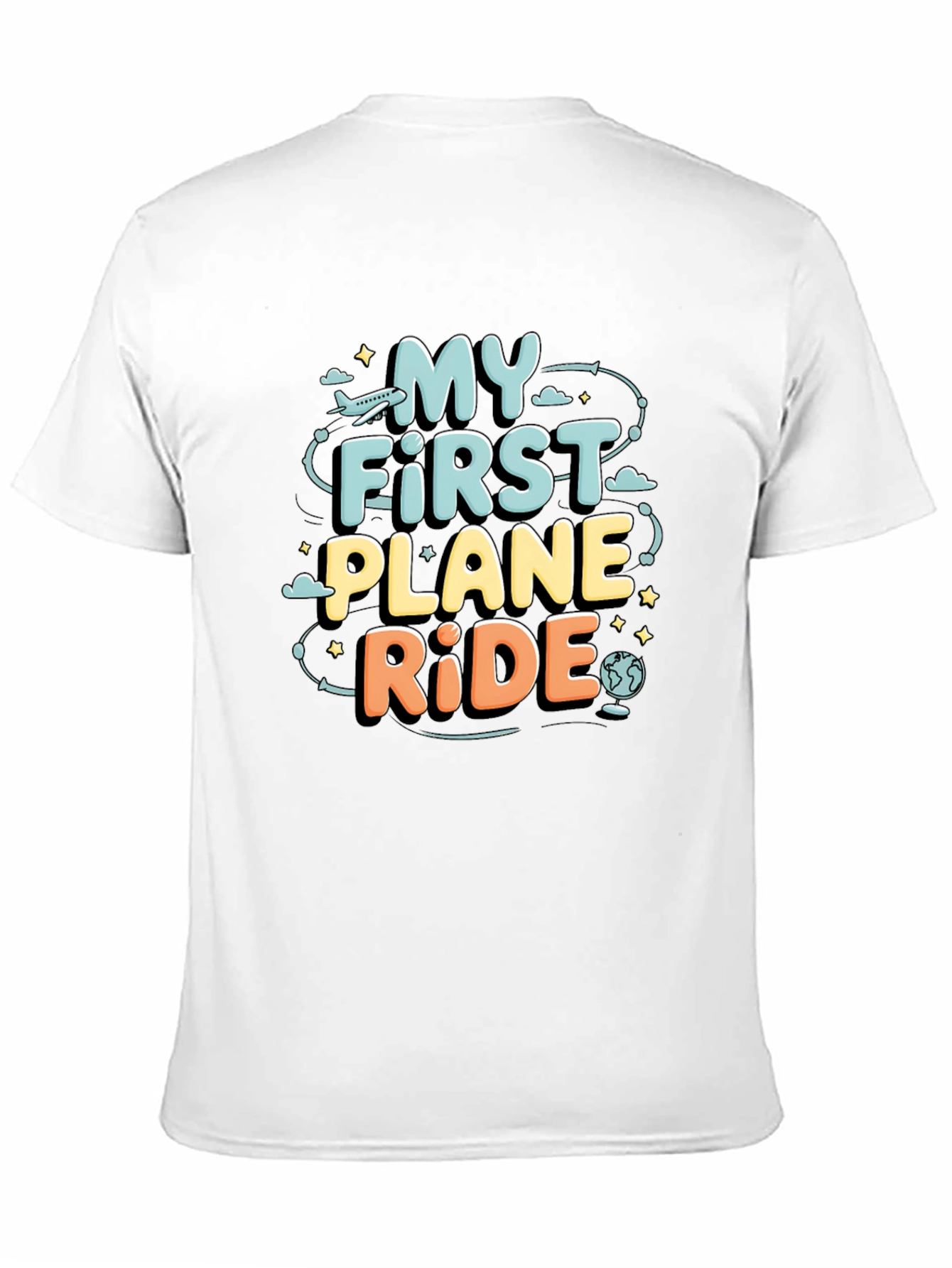 My First Plane Ride Graphic Tee - Travel T-Shirt