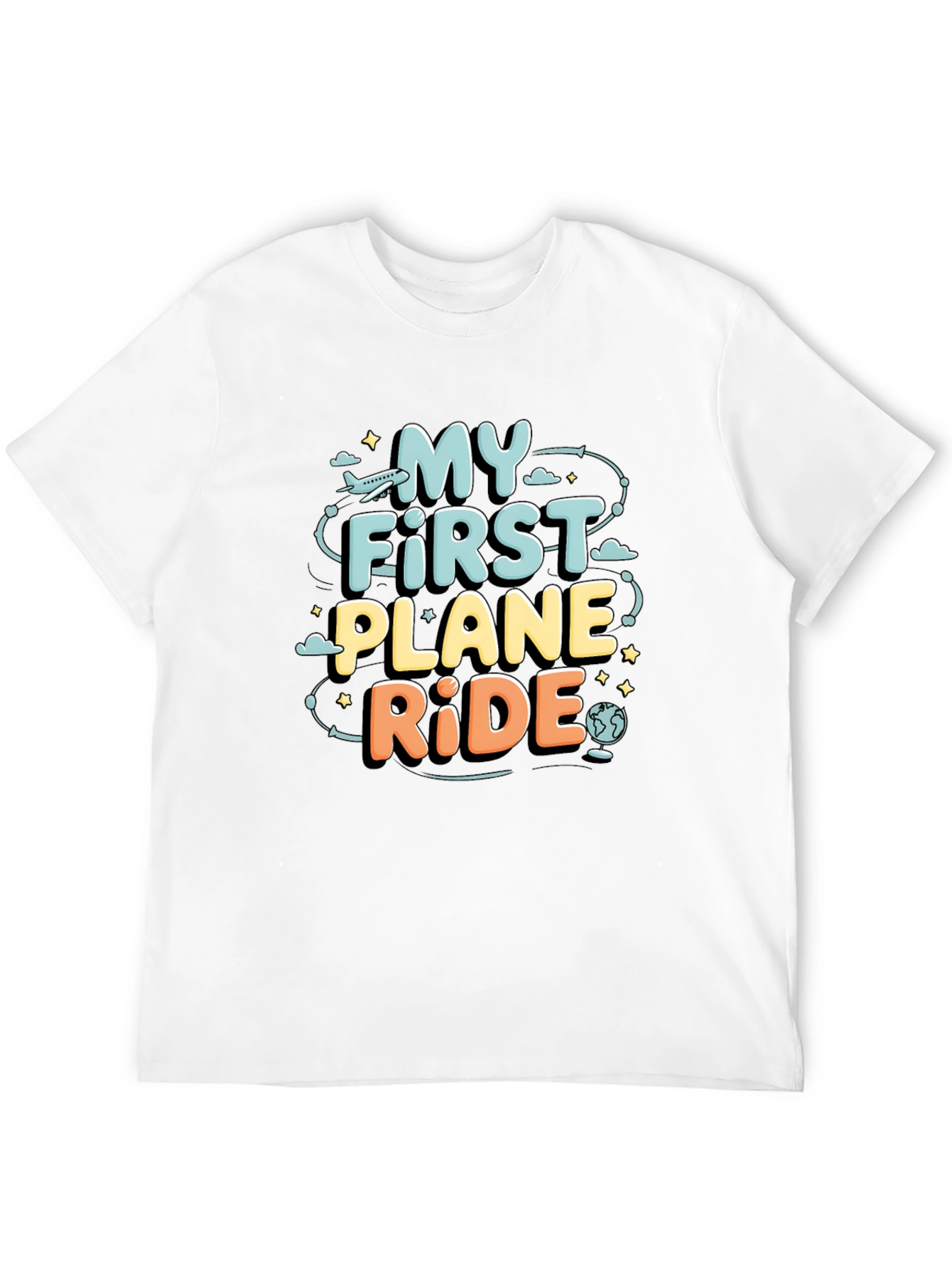My First Plane Ride Graphic Tee - Travel T-Shirt