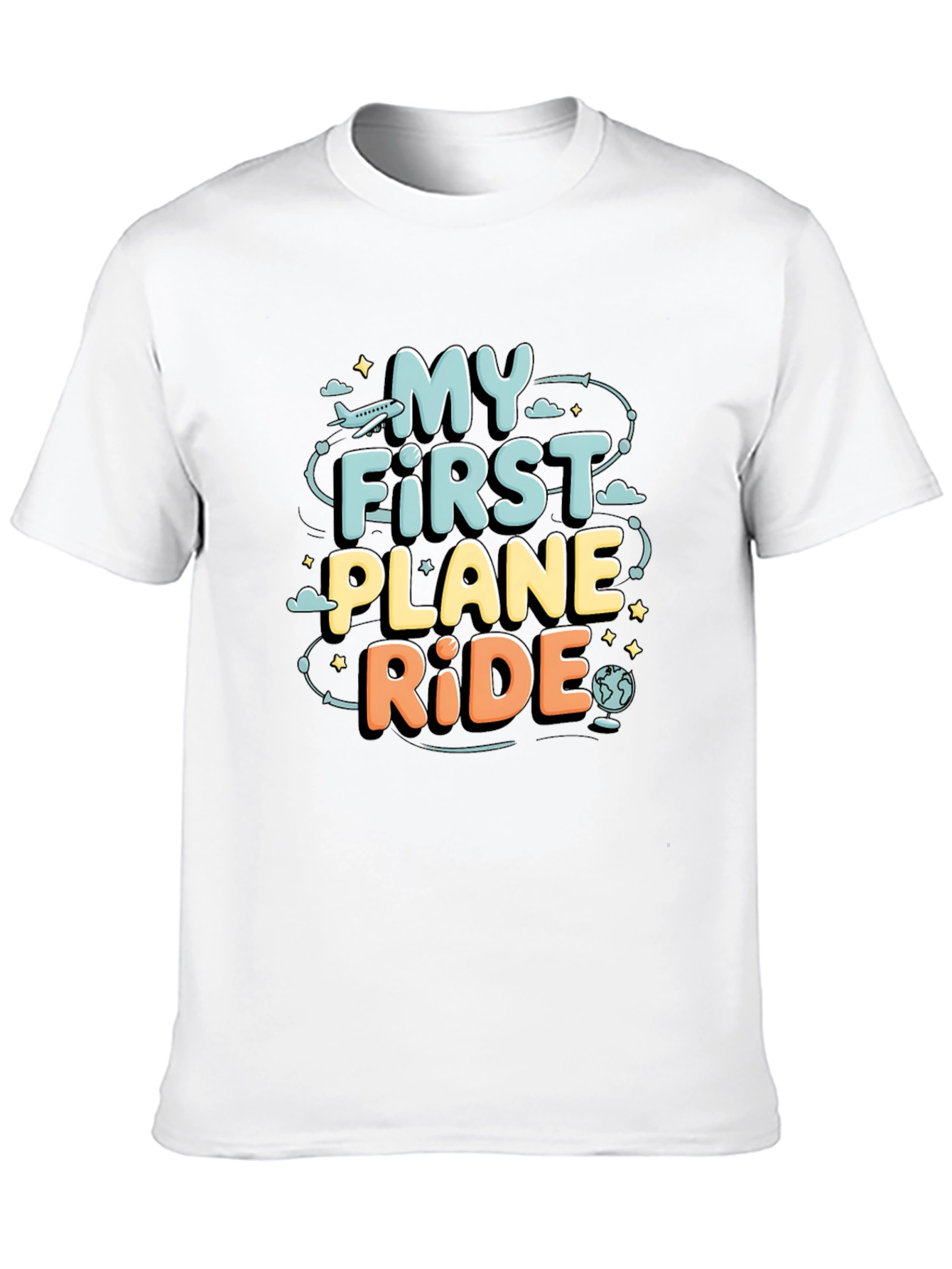 My First Plane Ride Graphic Tee - Travel T-Shirt