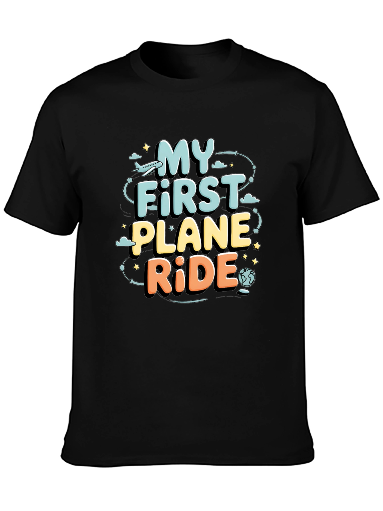 My First Plane Ride Graphic Tee - Travel T-Shirt