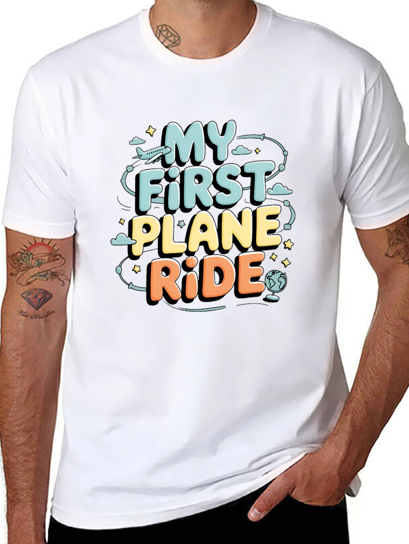 My First Plane Ride Graphic Tee - Travel T-Shirt