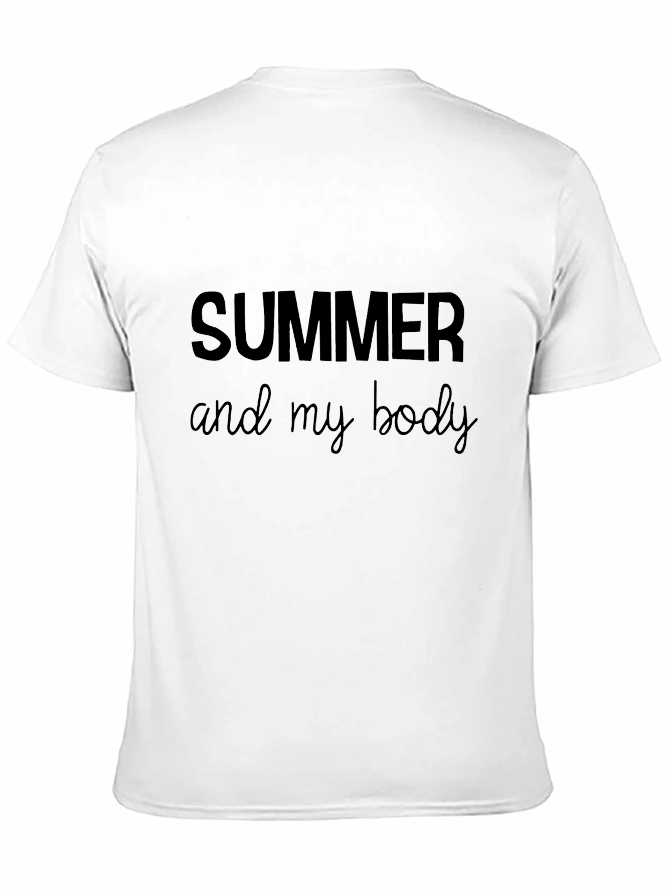 Summer Body Black Graphic Tee