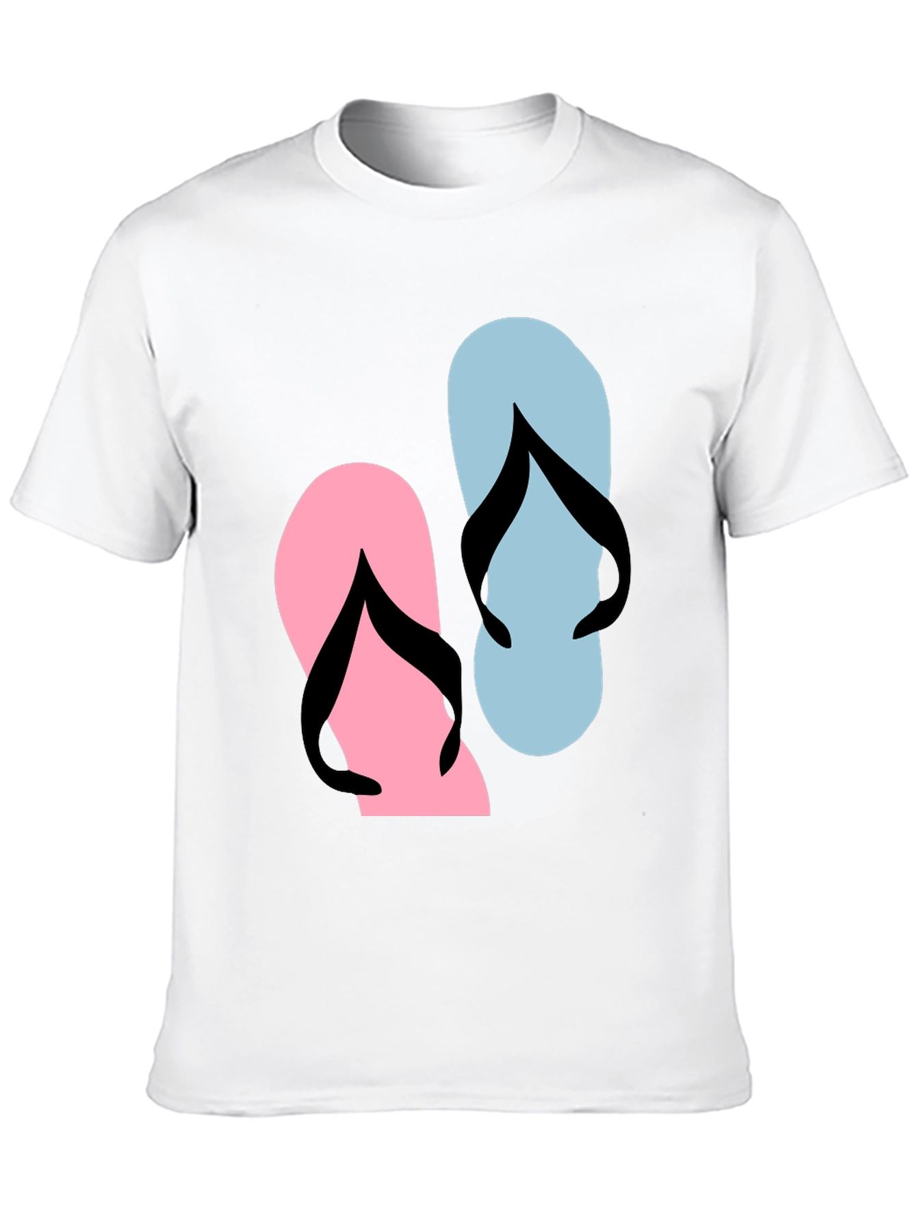 Flip Flop Graphic Tee - Casual Summer Style