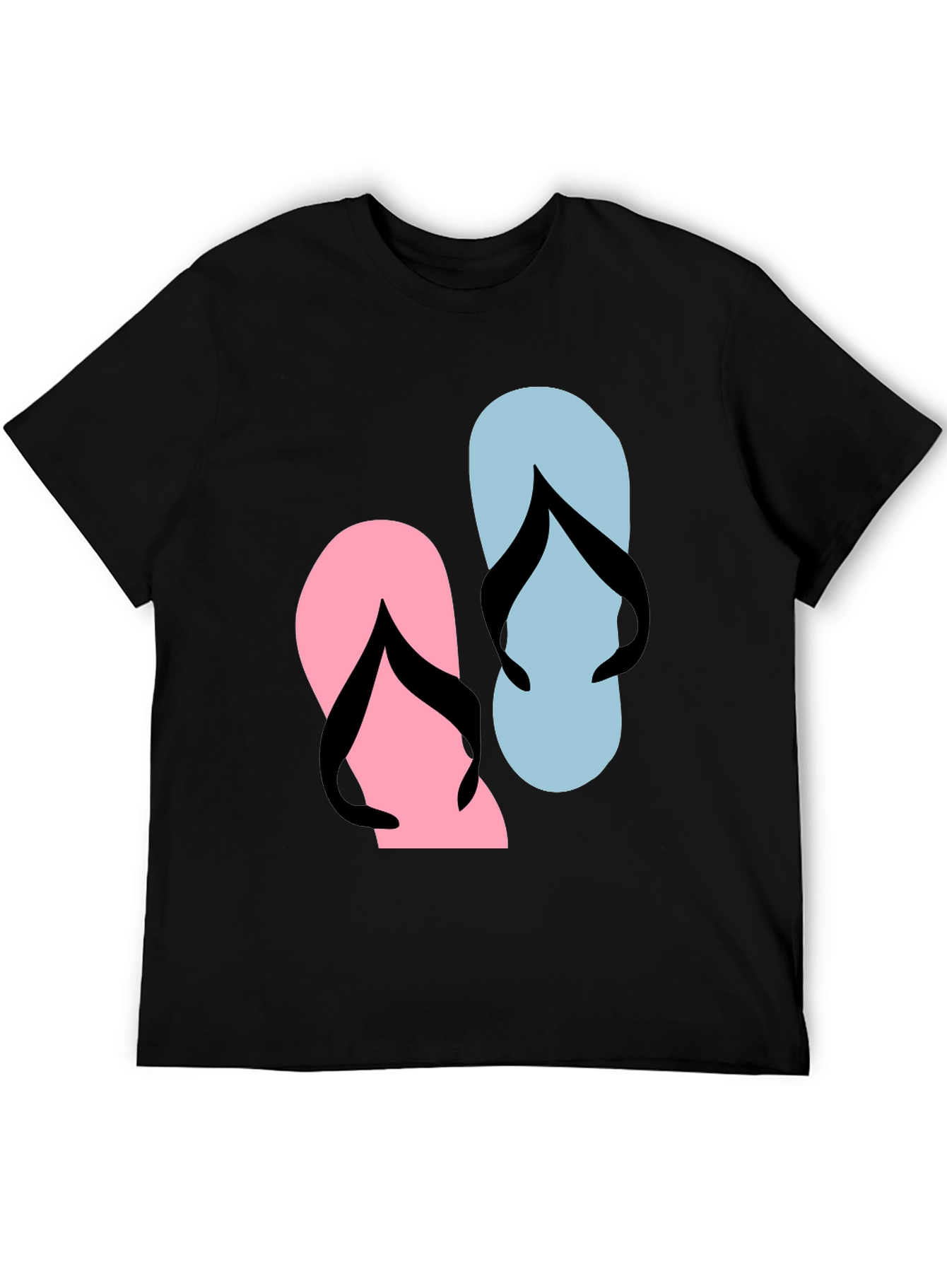 Flip Flop Graphic Tee - Casual Summer Style