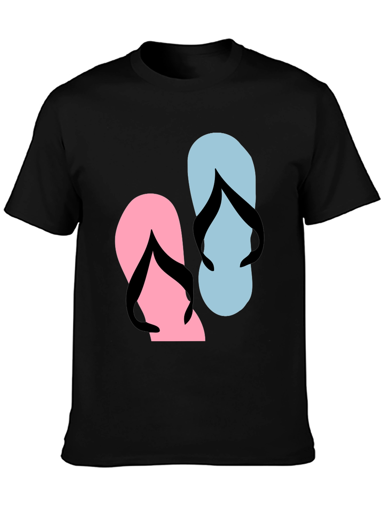 Flip Flop Graphic Tee - Casual Summer Style