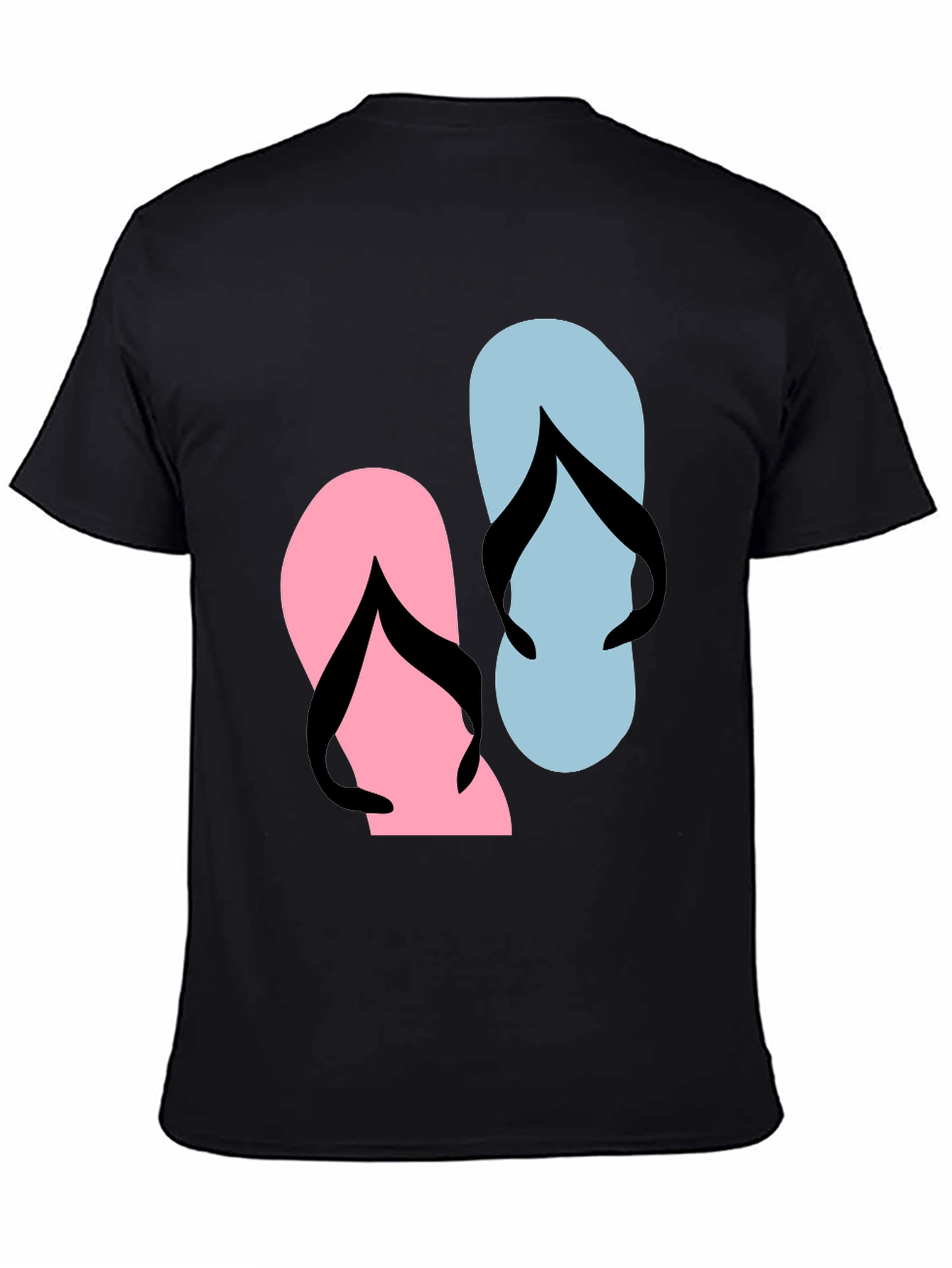 Flip Flop Graphic Tee - Casual Summer Style
