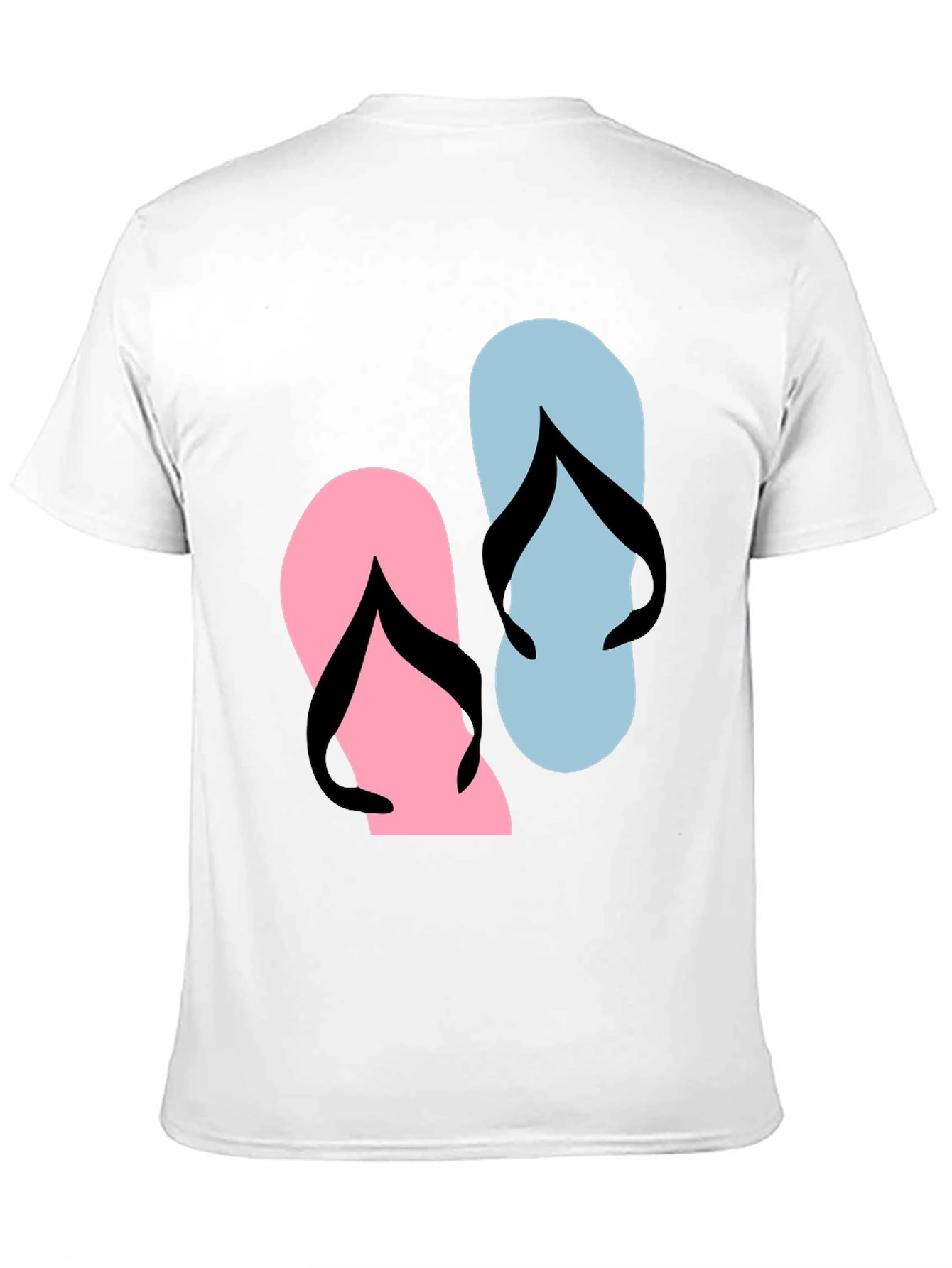 Flip Flop Graphic Tee - Casual Summer Style