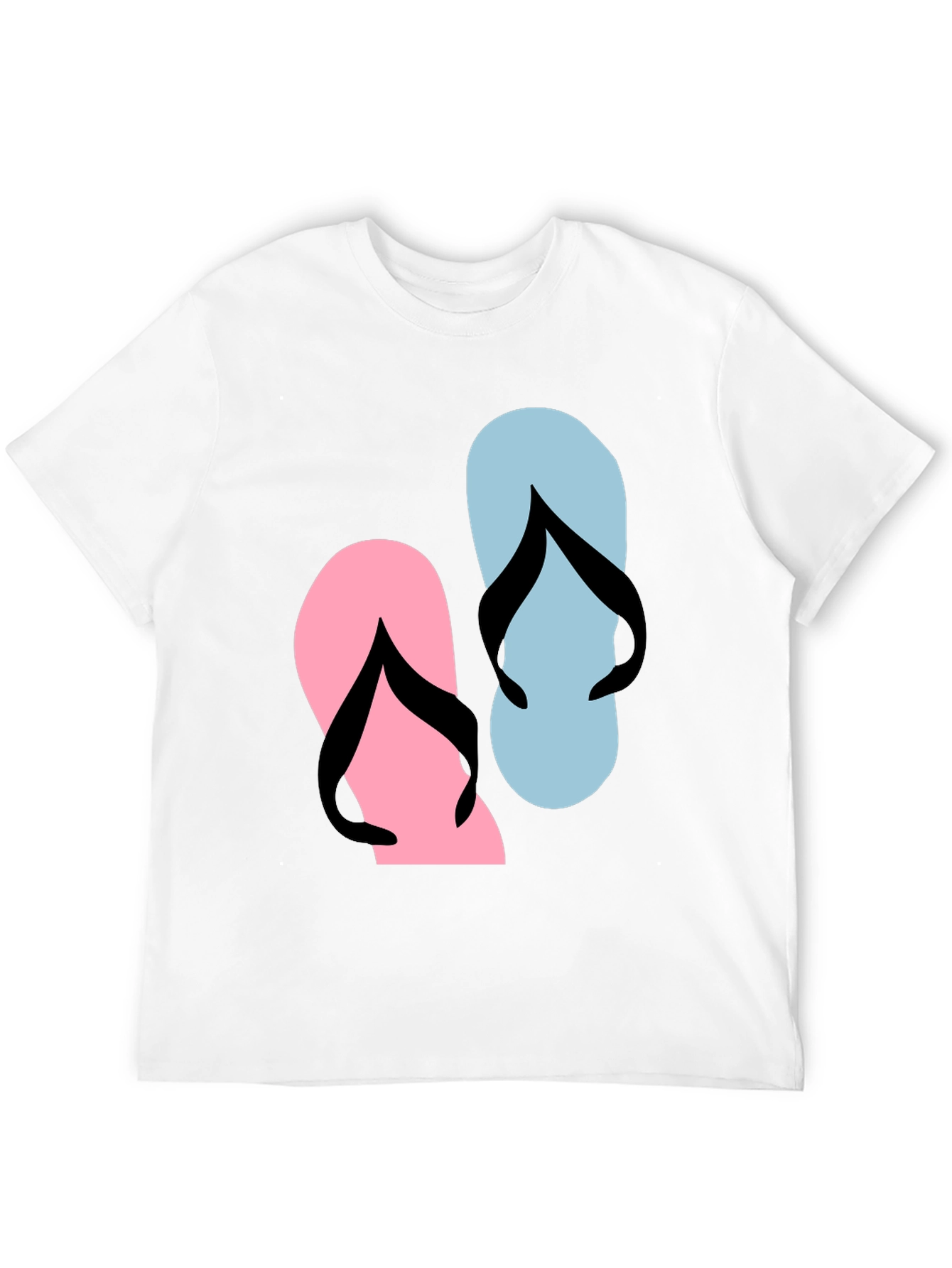 Flip Flop Graphic Tee - Casual Summer Style