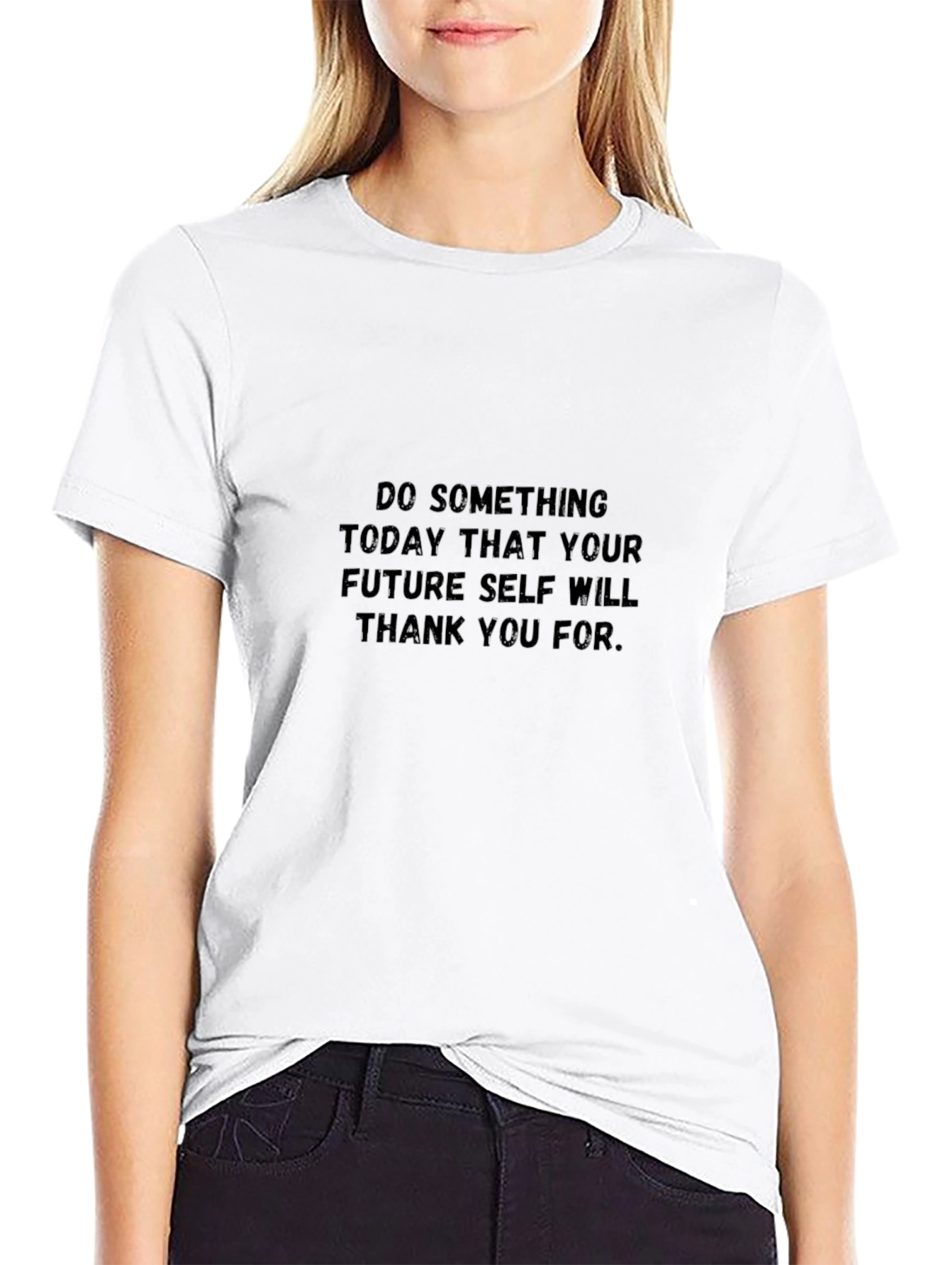 Inspirational Message Black T-Shirt