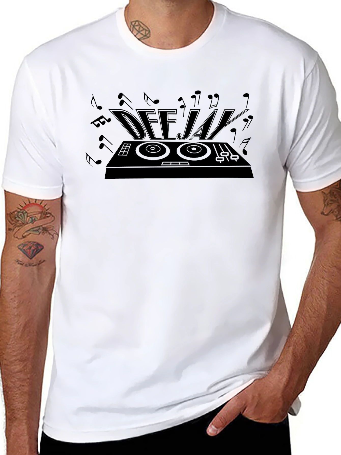 DJ Graphic Tee - Black Music Lover T-Shirt