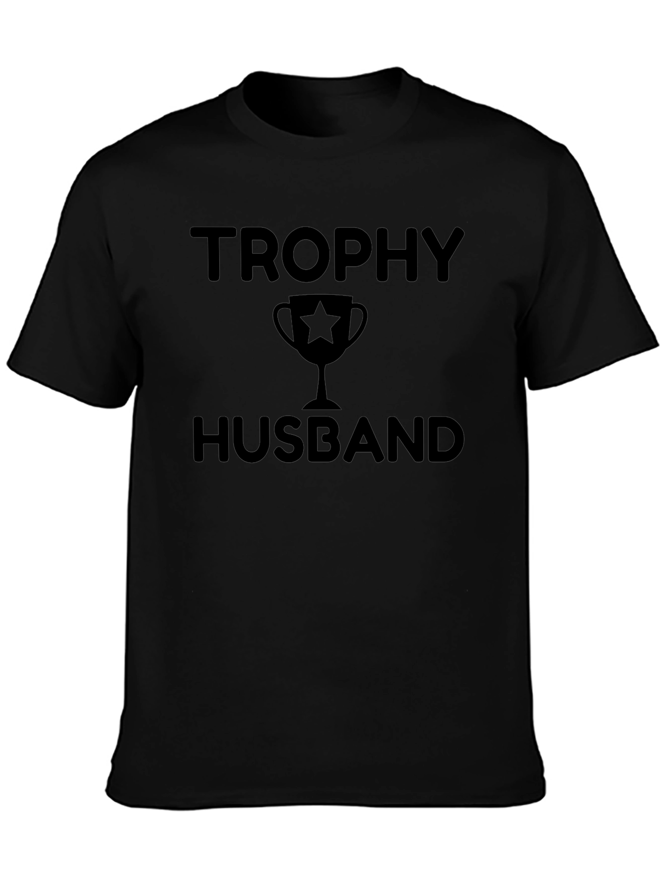 Trophy Husband Graphic Tee - Black